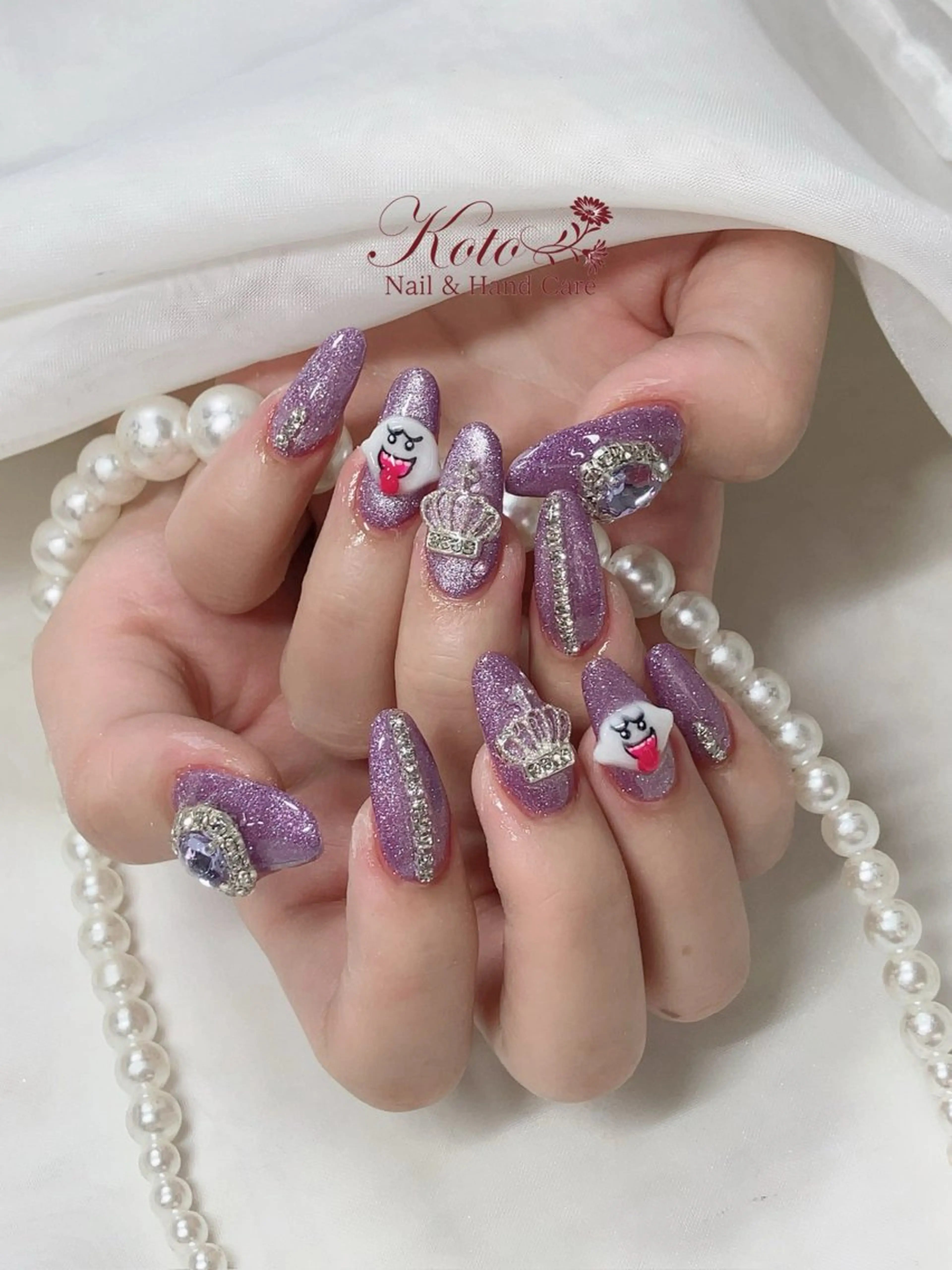 ネイル 長さ出し ジェルネイル 持ち込み ニュアンスネイル 赤色 ハンドネイル Nail Salon KOTOのネイルデザイン