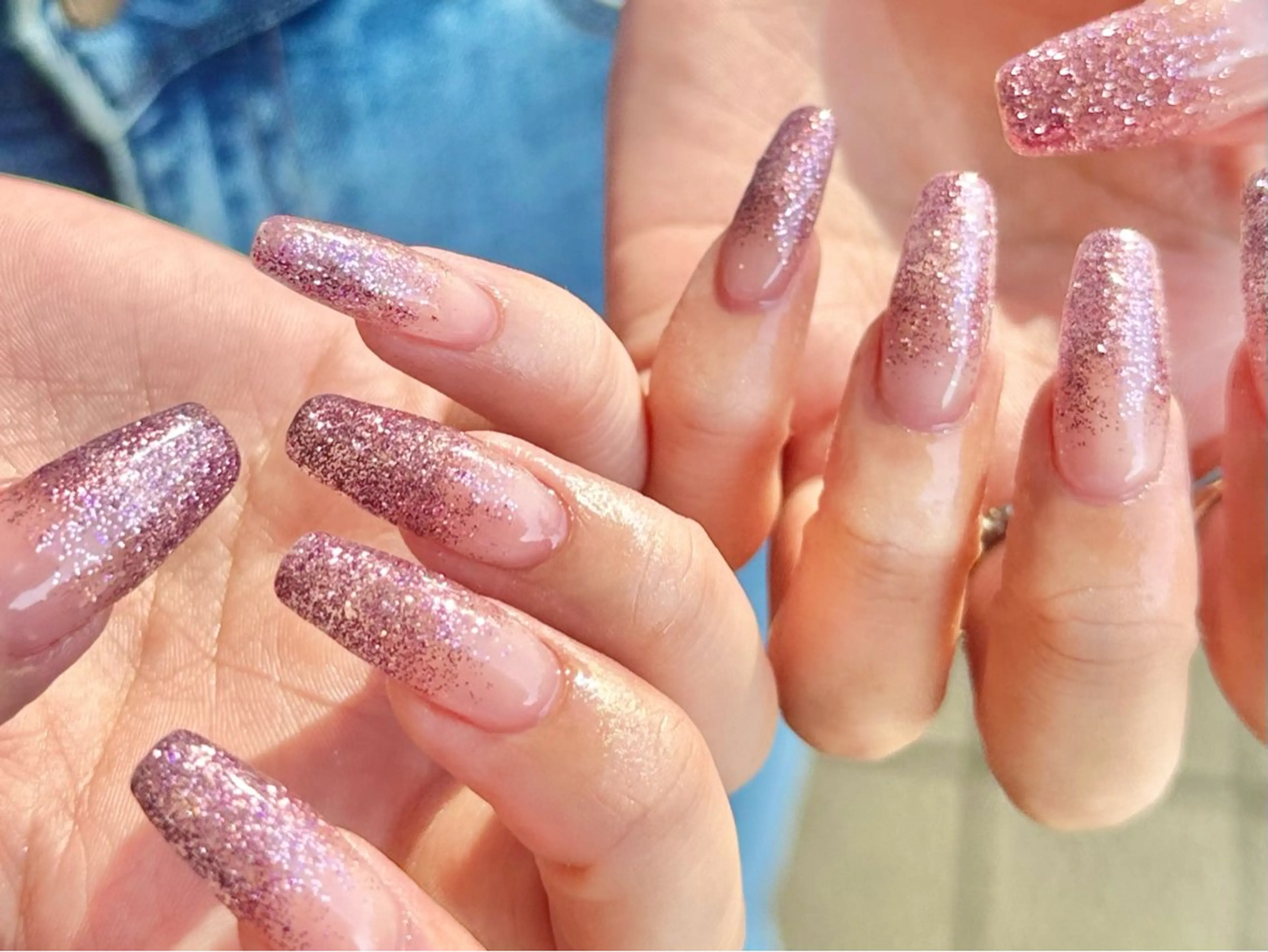 【オフ込み】パラジェル★ラメorカラーグラデーション💅🏻の写真