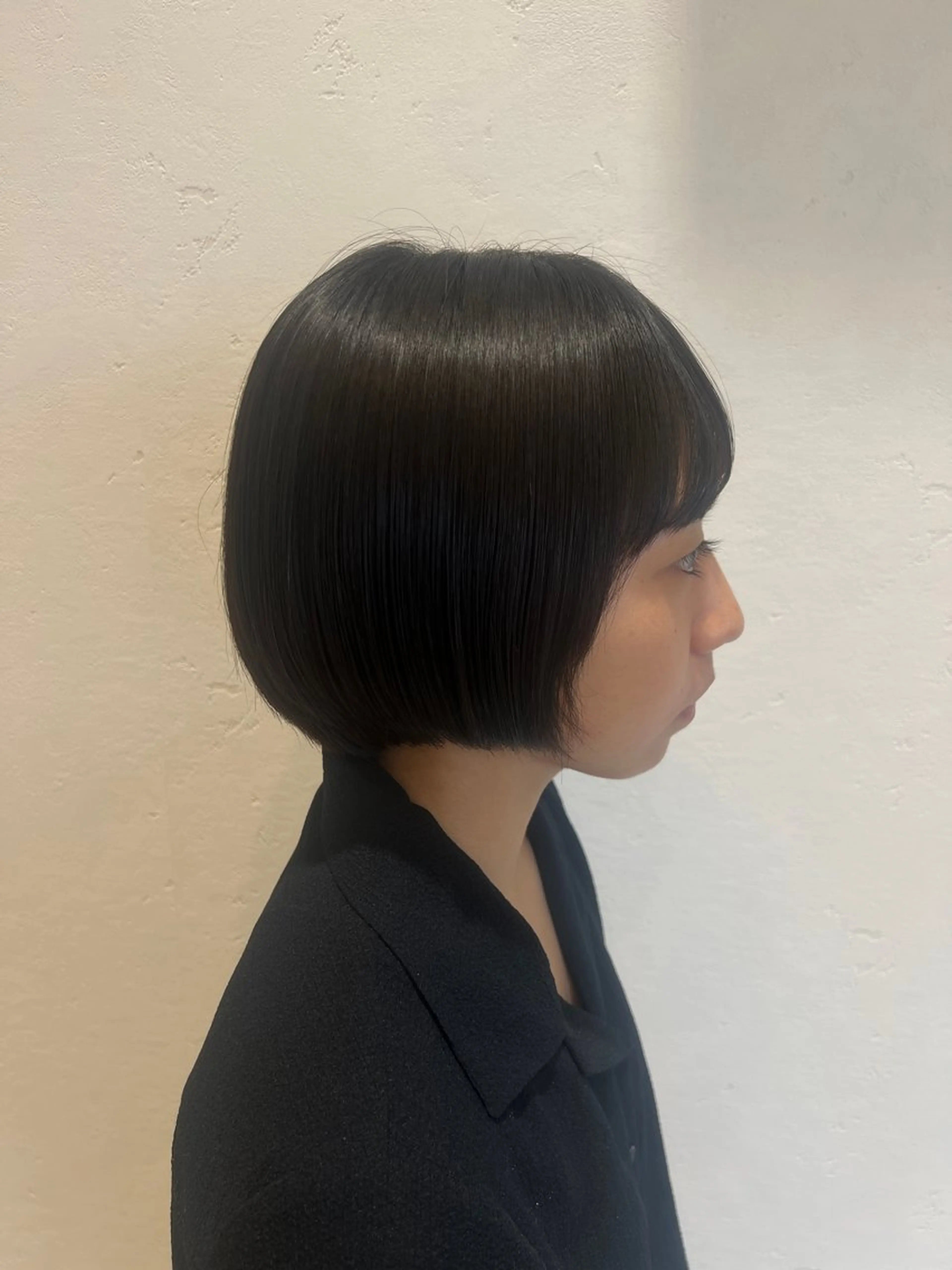 ショート ボブ 縮毛矯正 レディース特化 ナチュラル☘︎︎芹七のヘアスタイル