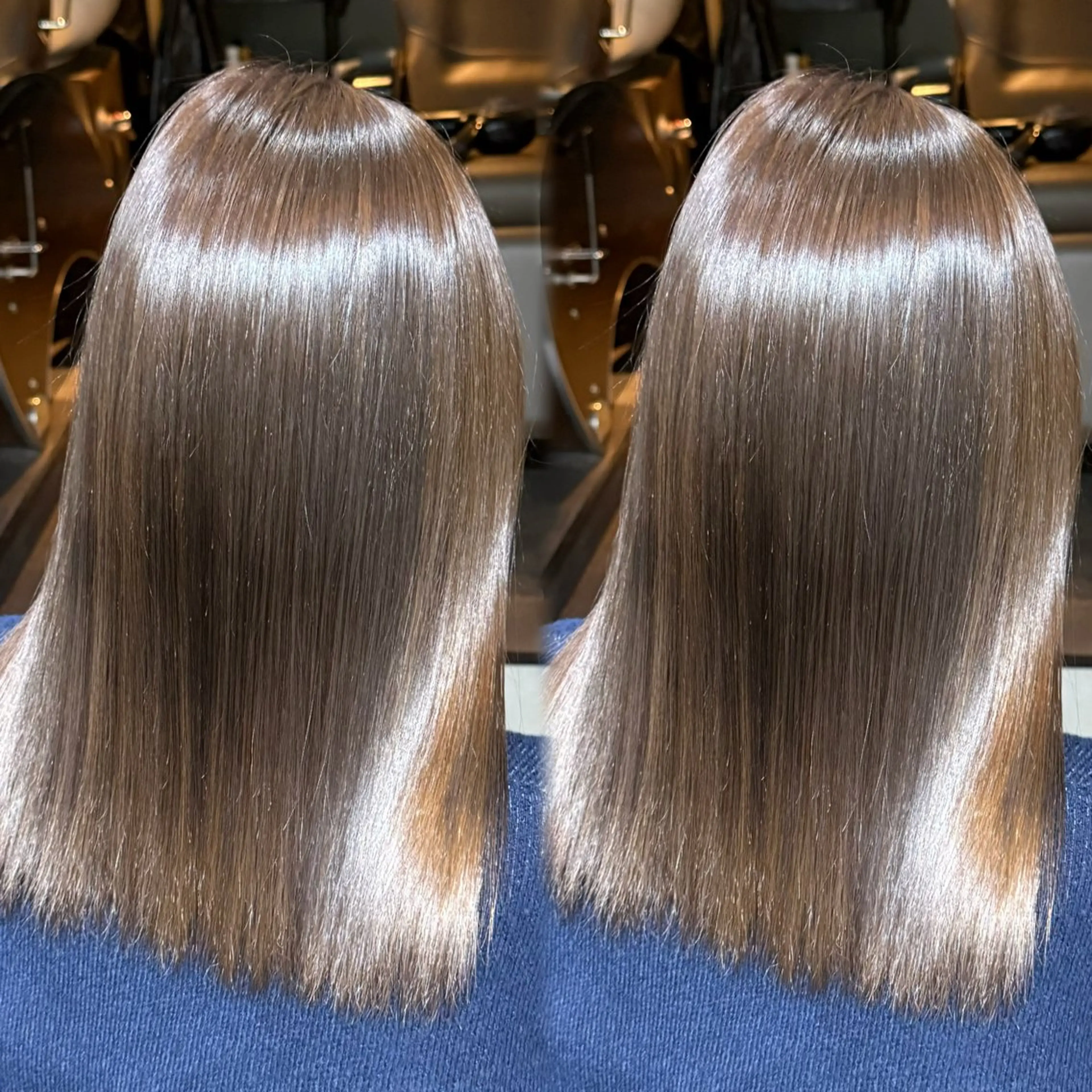 ミディアム カラー ヘアカラー トリートメント Giblle.所属・⠀ 流菜のヘアスタイル