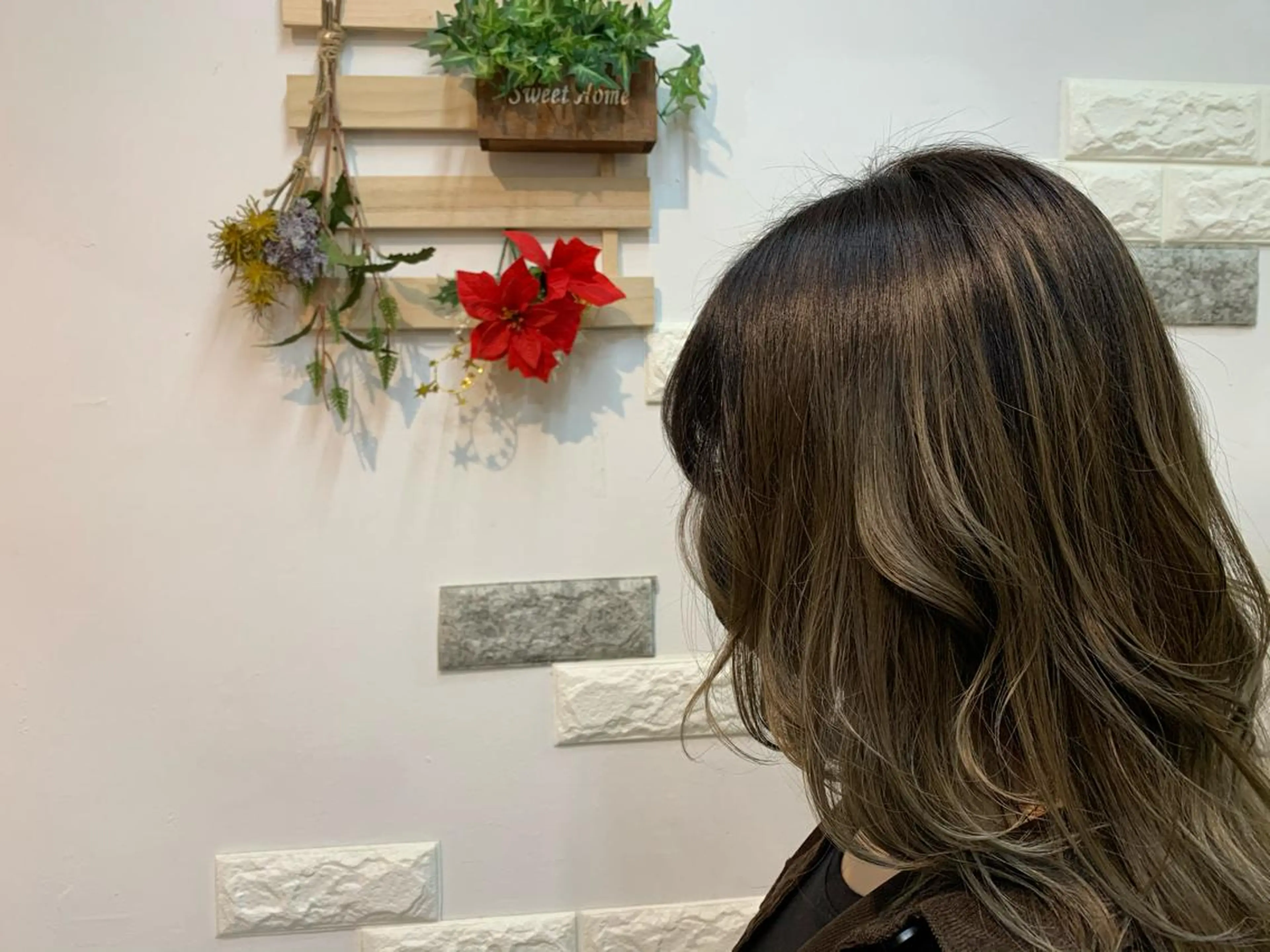 ロング トリートメント 大人女性ぼかし メンズ強化🦙平作のヘアスタイル