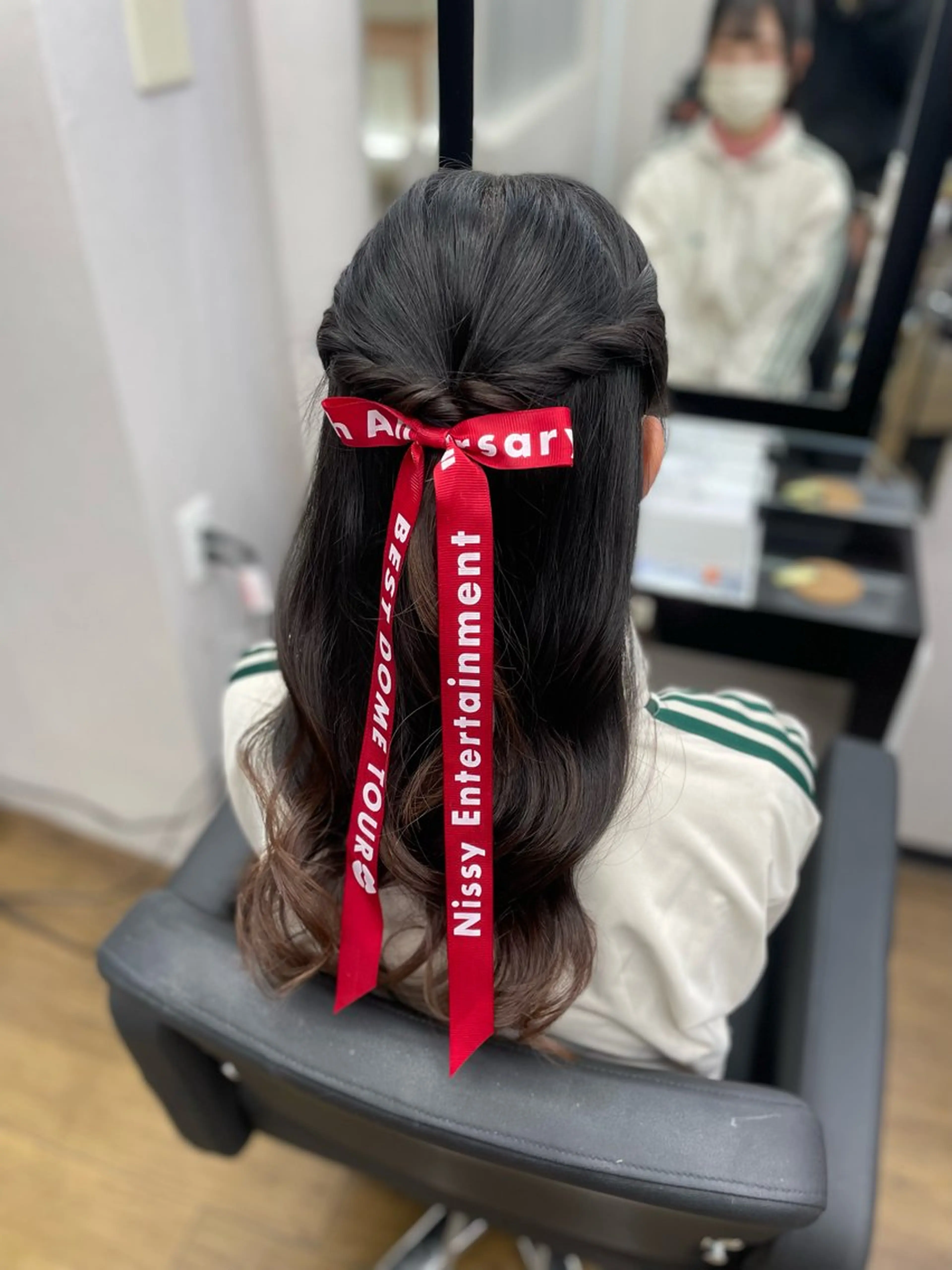 ロング 𝙃𝘼𝙍𝙐🎀 韓国×エクステのヘアスタイル
