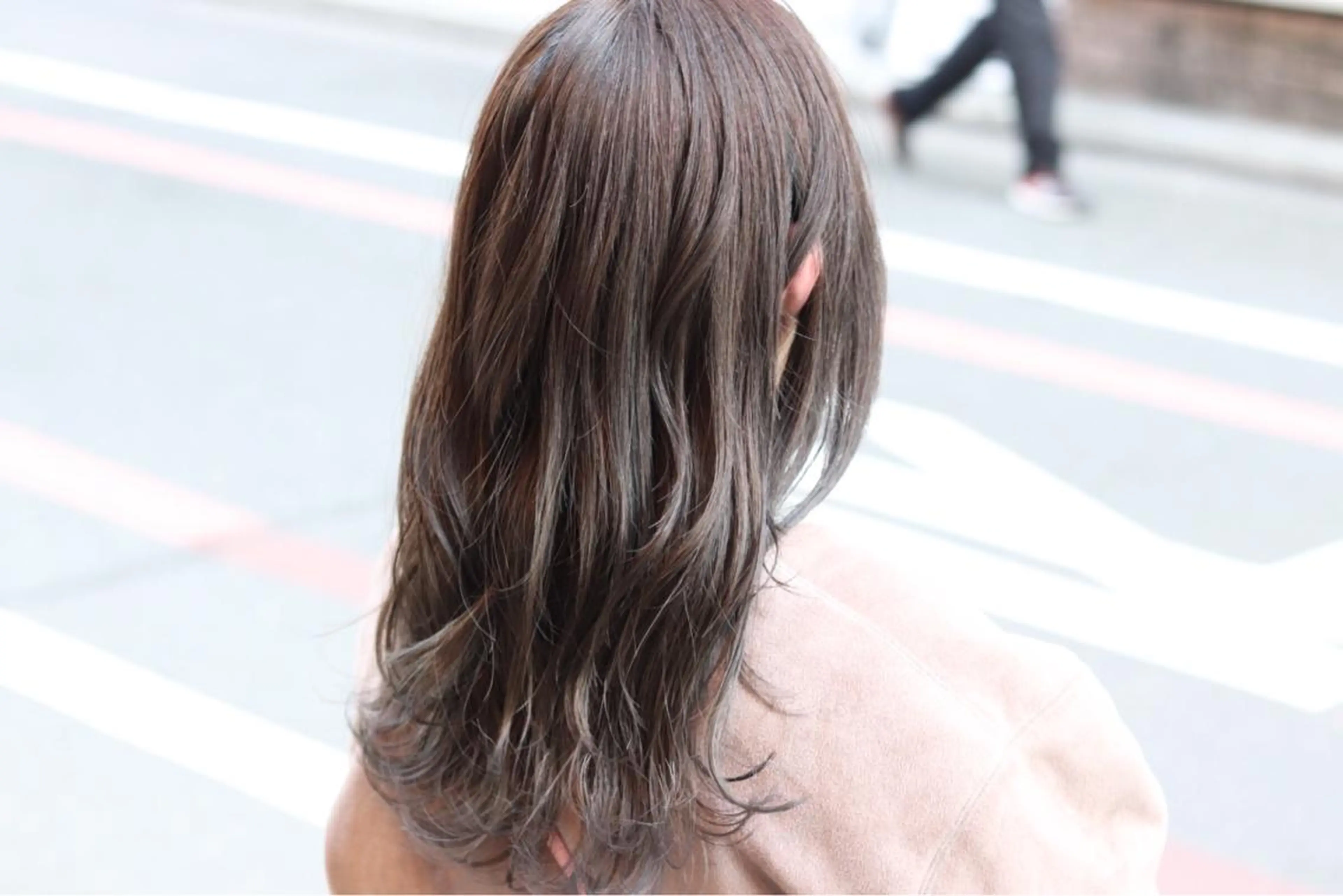 セミロング カラー ヘアアレンジ Recess hair所属・川内 政人のヘアスタイル