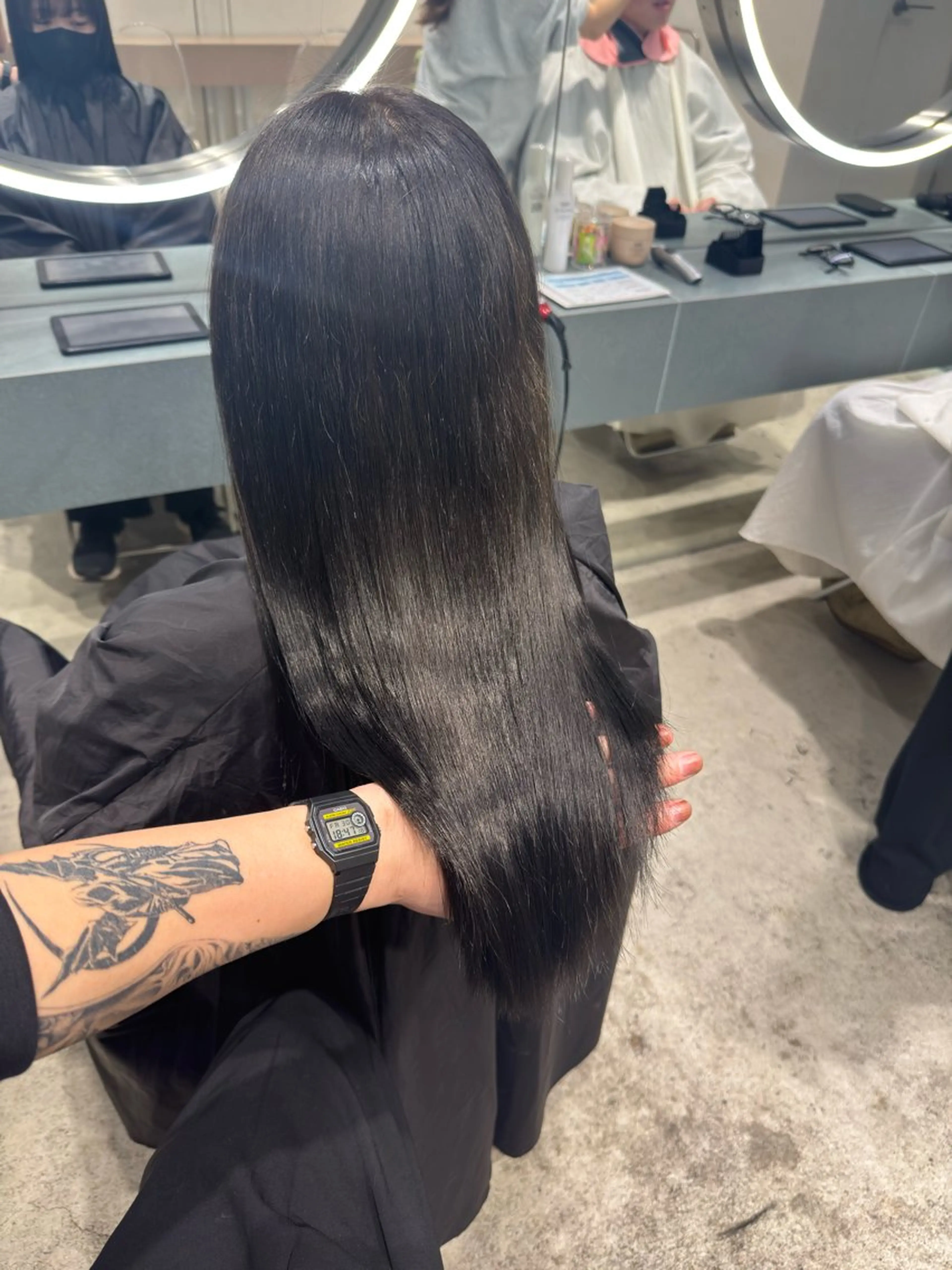 ロング カラー カット ヘアカラー 立川/ブリーチ/ 髪質改善/西川翔真のヘアスタイル