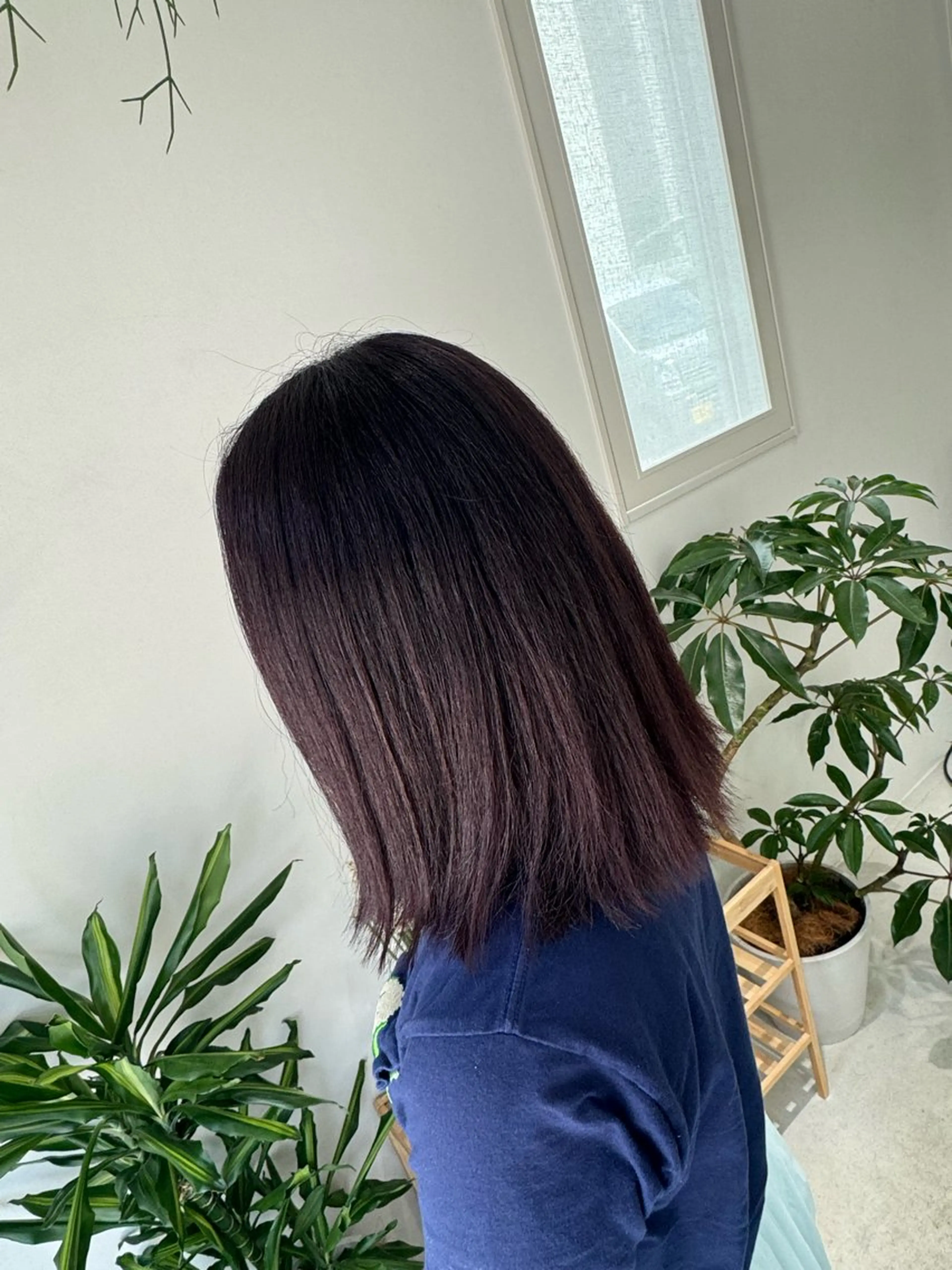 セミロング 花見 亜沙美のヘアスタイル