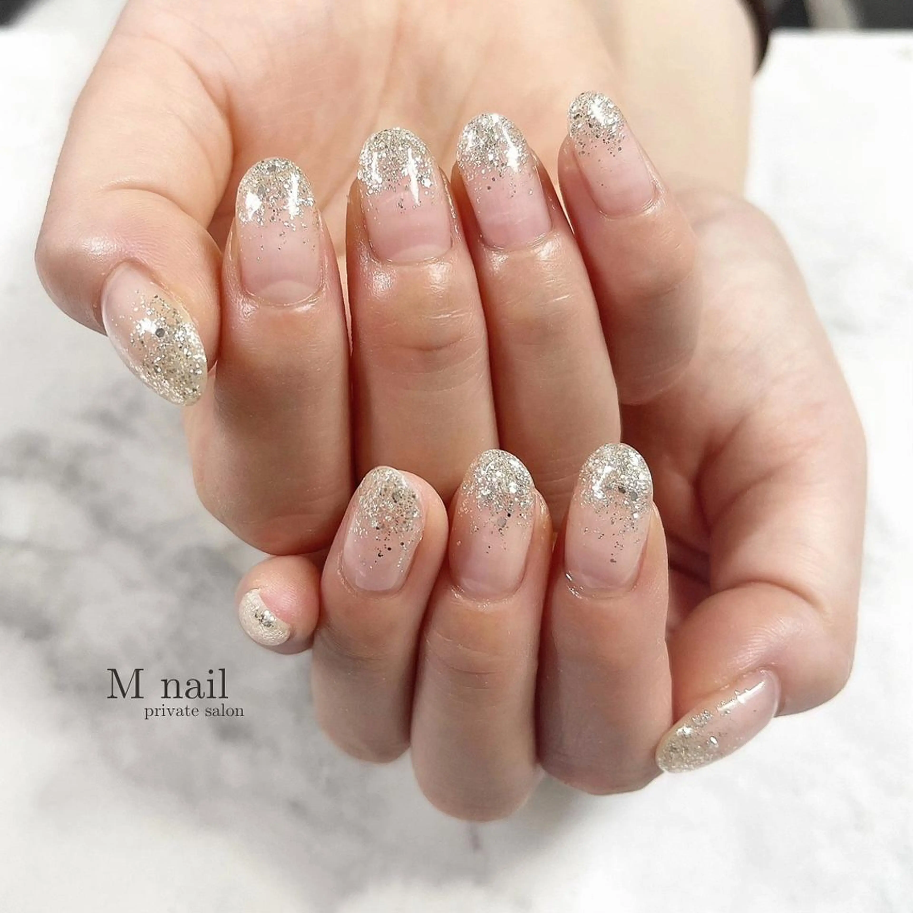 ネイル グラデーション ハンドネイル M　nail所属・M nailのネイルデザイン