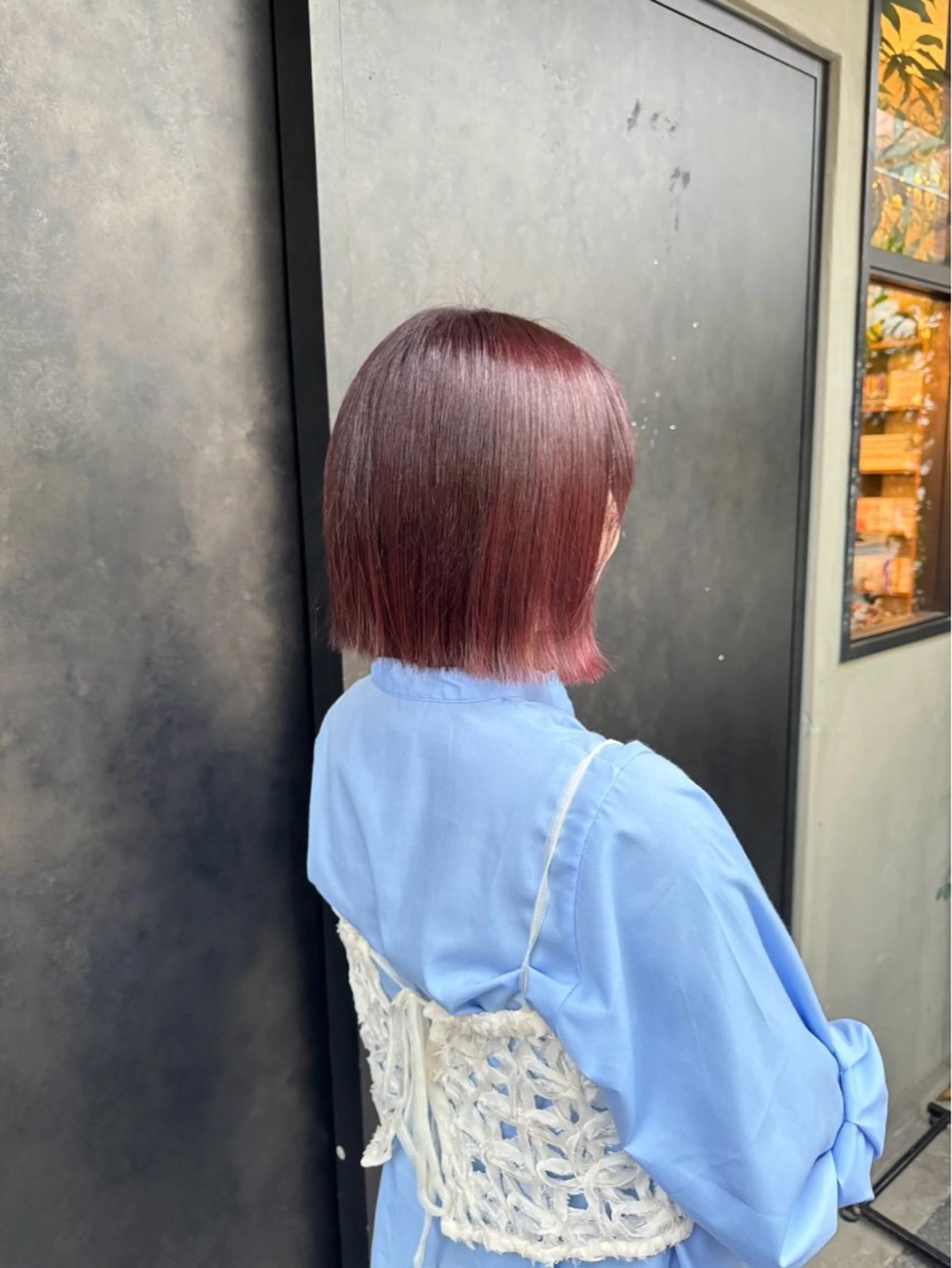 ショート カラー 出川 結菜のヘアスタイル