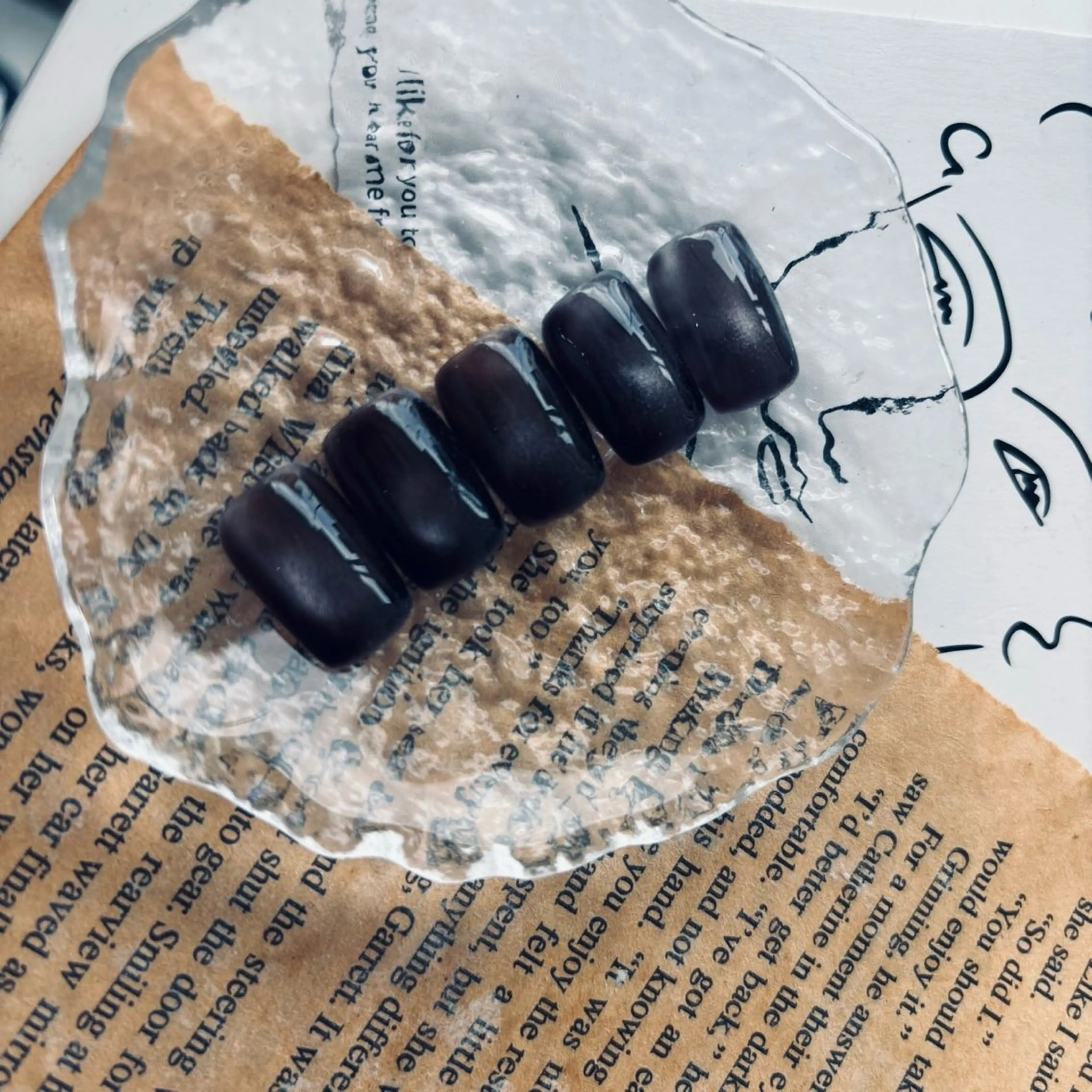 ネイル マグネットネイル ストーンネイル ハンドネイル vante_aimi .パラジェル取扱店のネイルデザイン