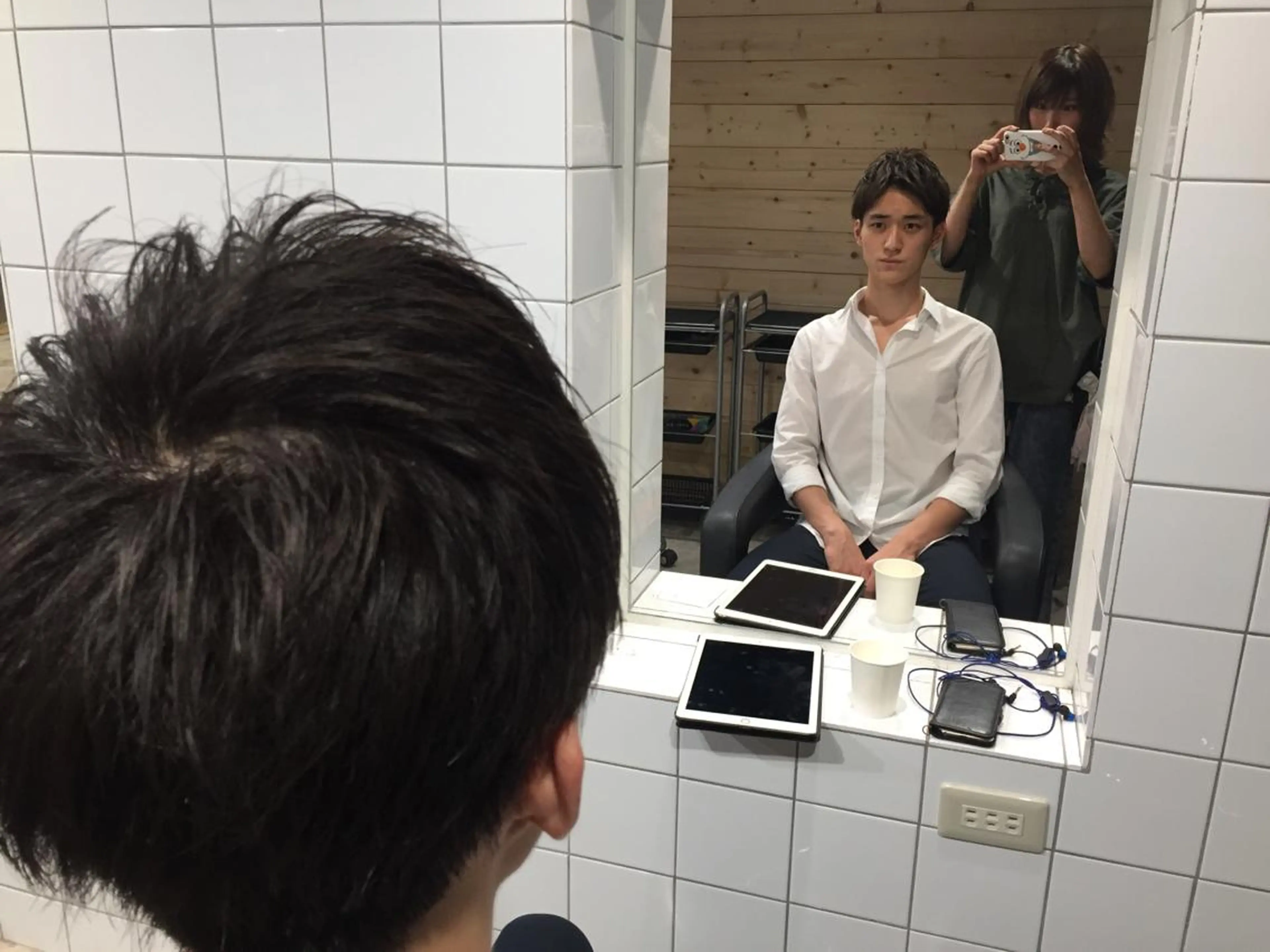 メンズ BABY 艶髪暗髪ヘア💖達人のヘアスタイル