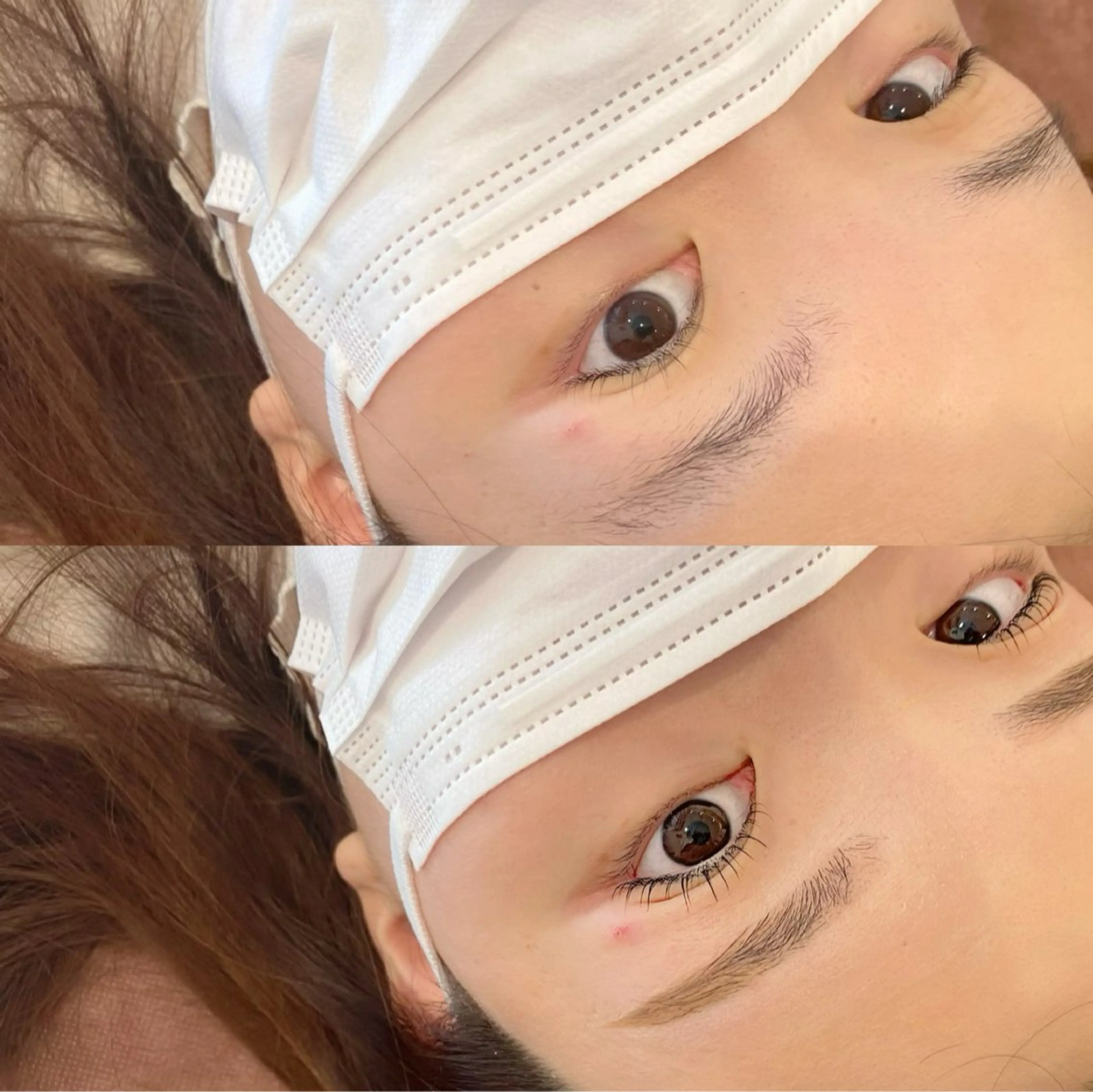 まつげパーマ上下＋眉カット✂️ アピールポイントの記載事項を確認ください⚠️の写真