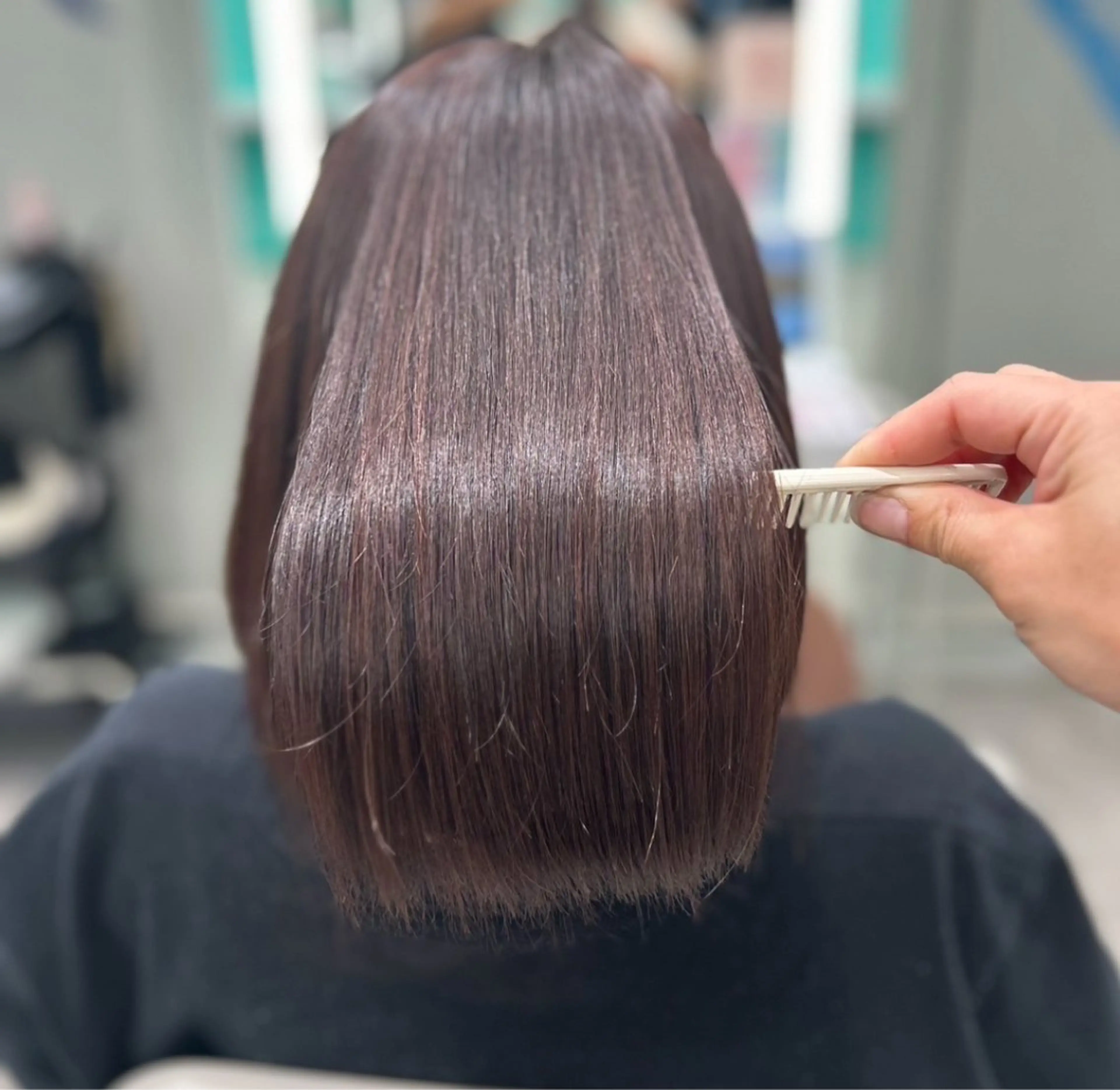 ミディアム ボブ 髪質改善 トリートメント BeB HAIR&MAKE所属・🌸加藤 彩🌸のヘアスタイル