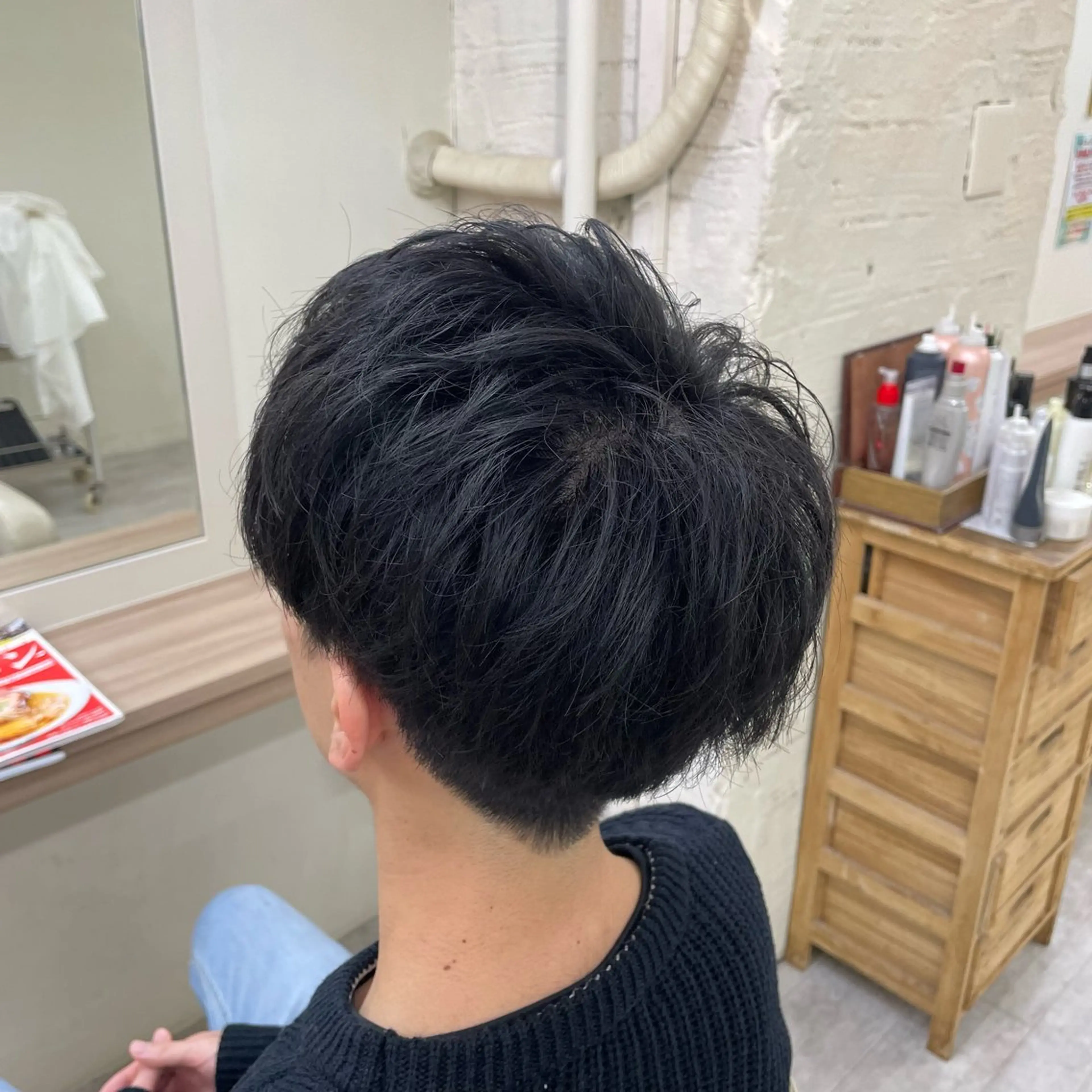 メンズ Nest千葉颯 パーマモデル募集のヘアスタイル