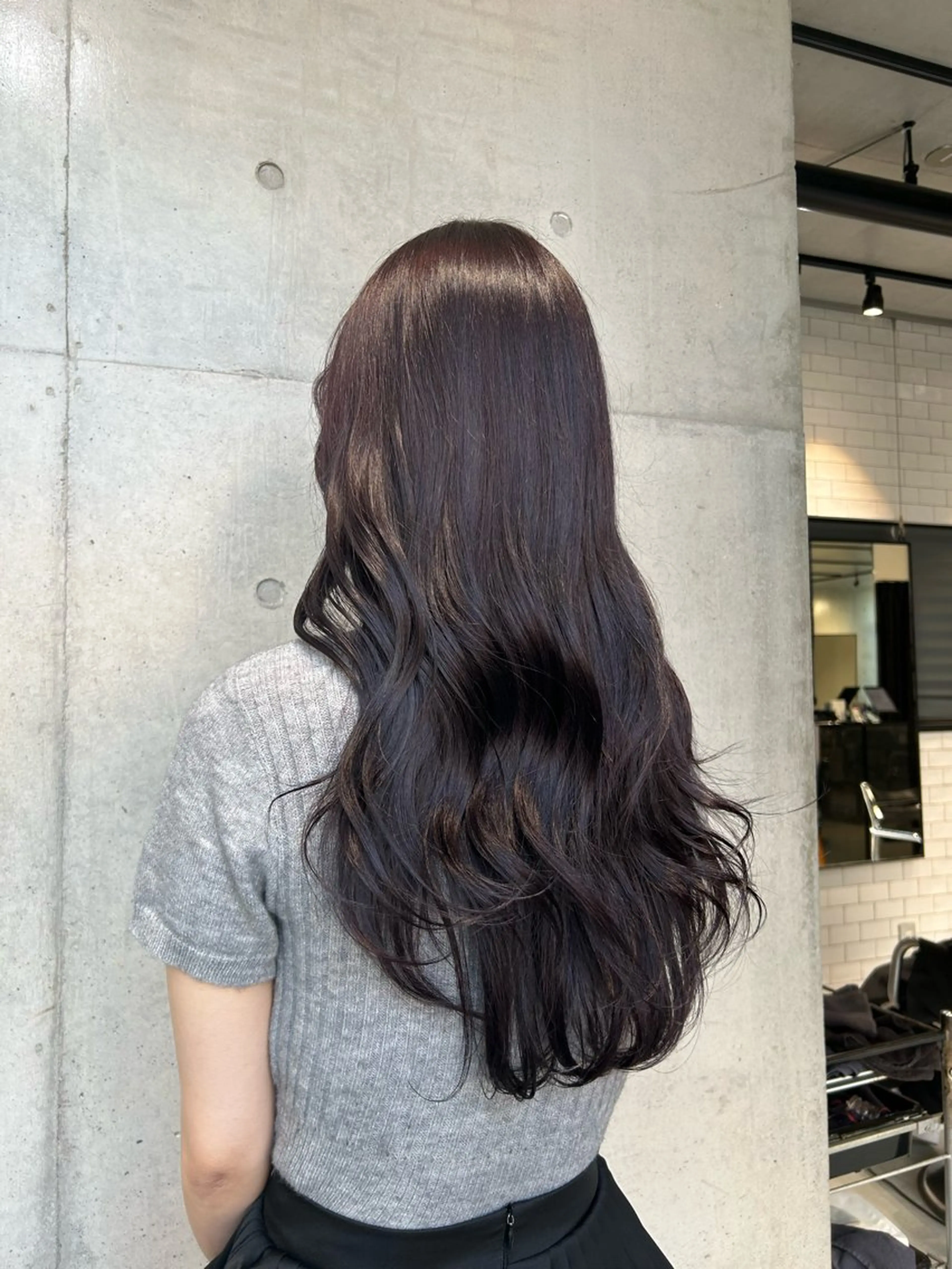 ロング カラー ヘアアレンジ カット ヘアカラー トリートメント ボブ艶モテカラー🫧 カリンのヘアスタイル