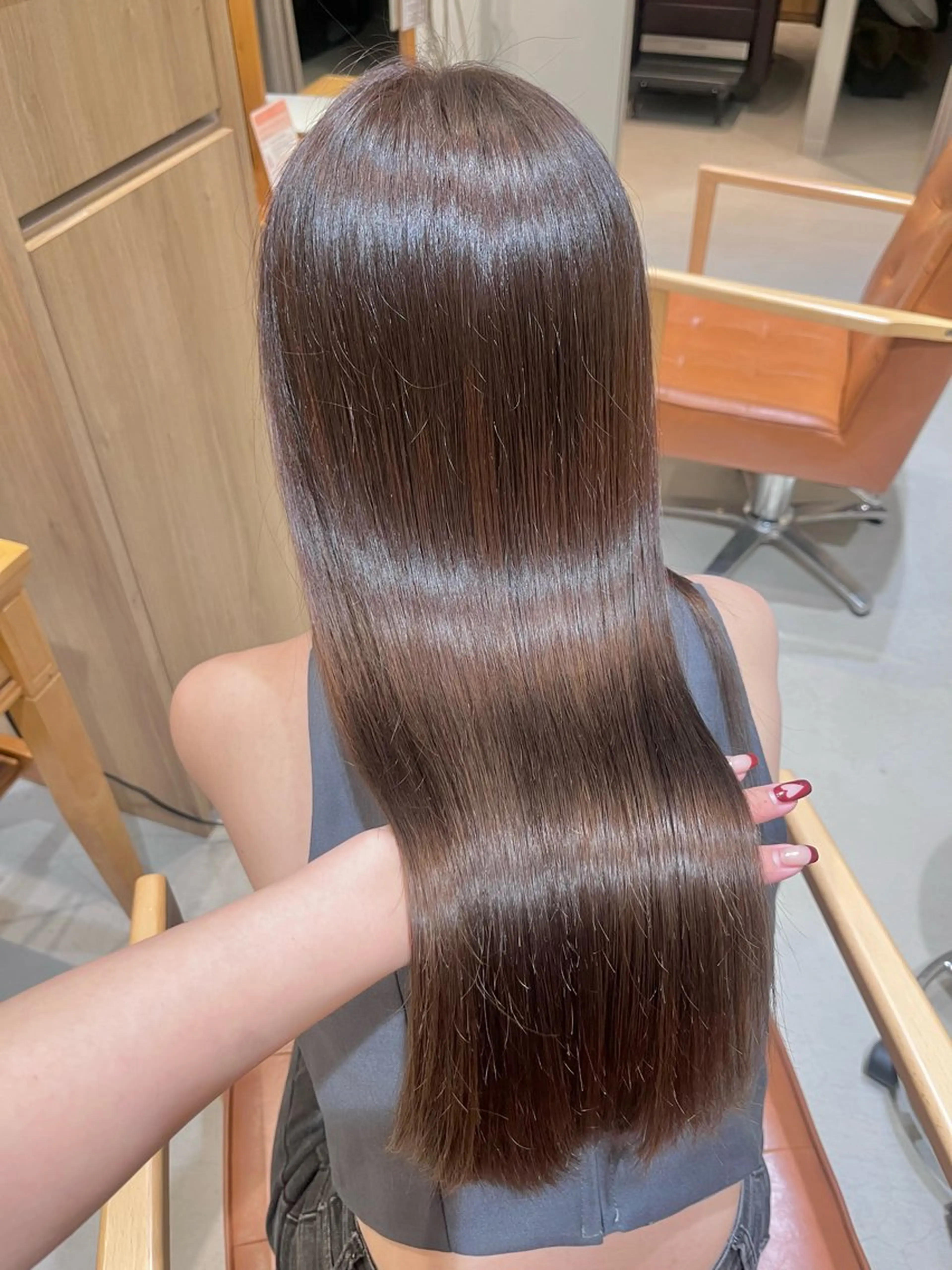 ロング カラー ブラウンカラー 透明感カラー🫧🌈 似合わせカット✂︎のヘアスタイル