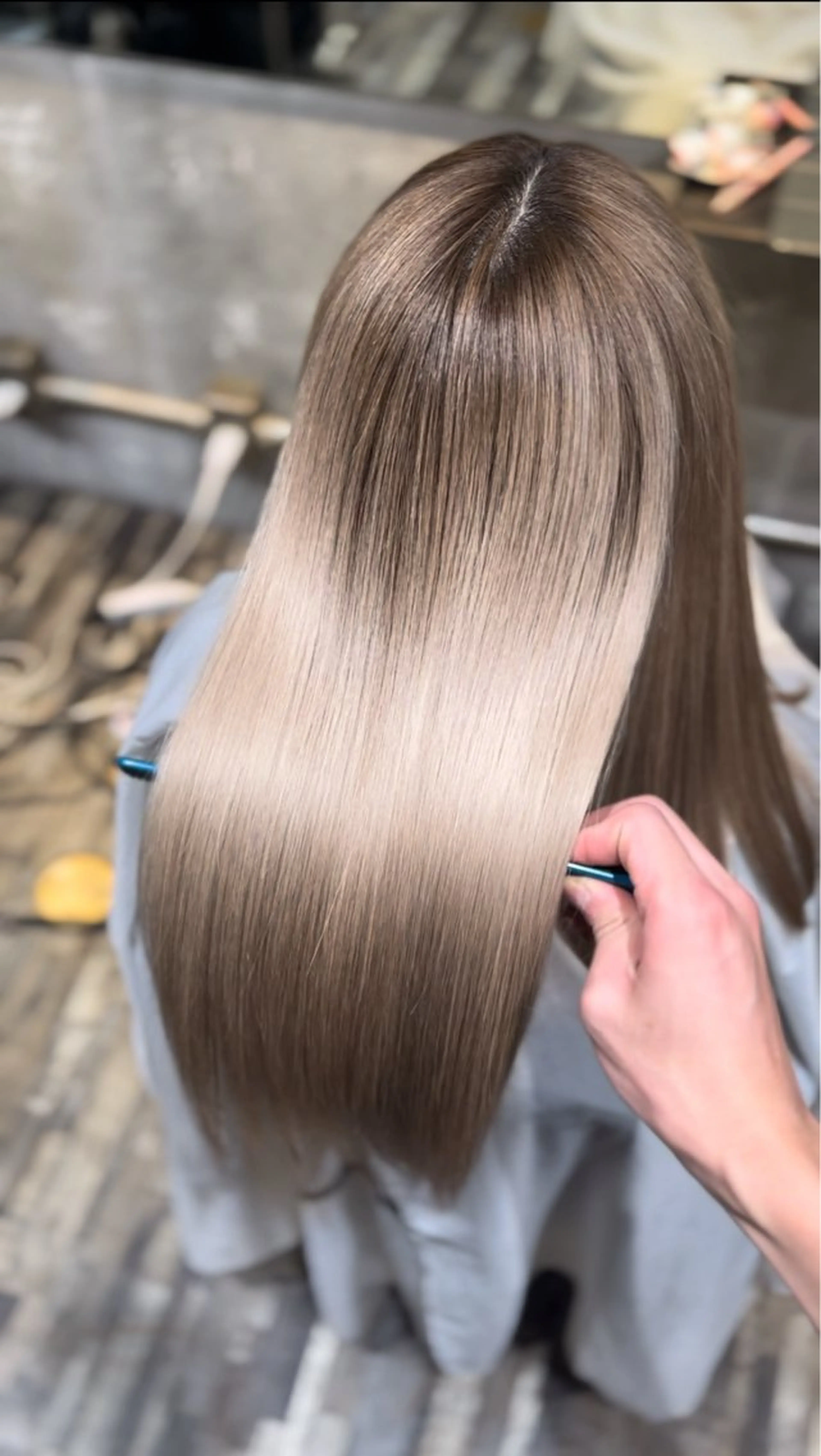 酸熱トリートメントの写真