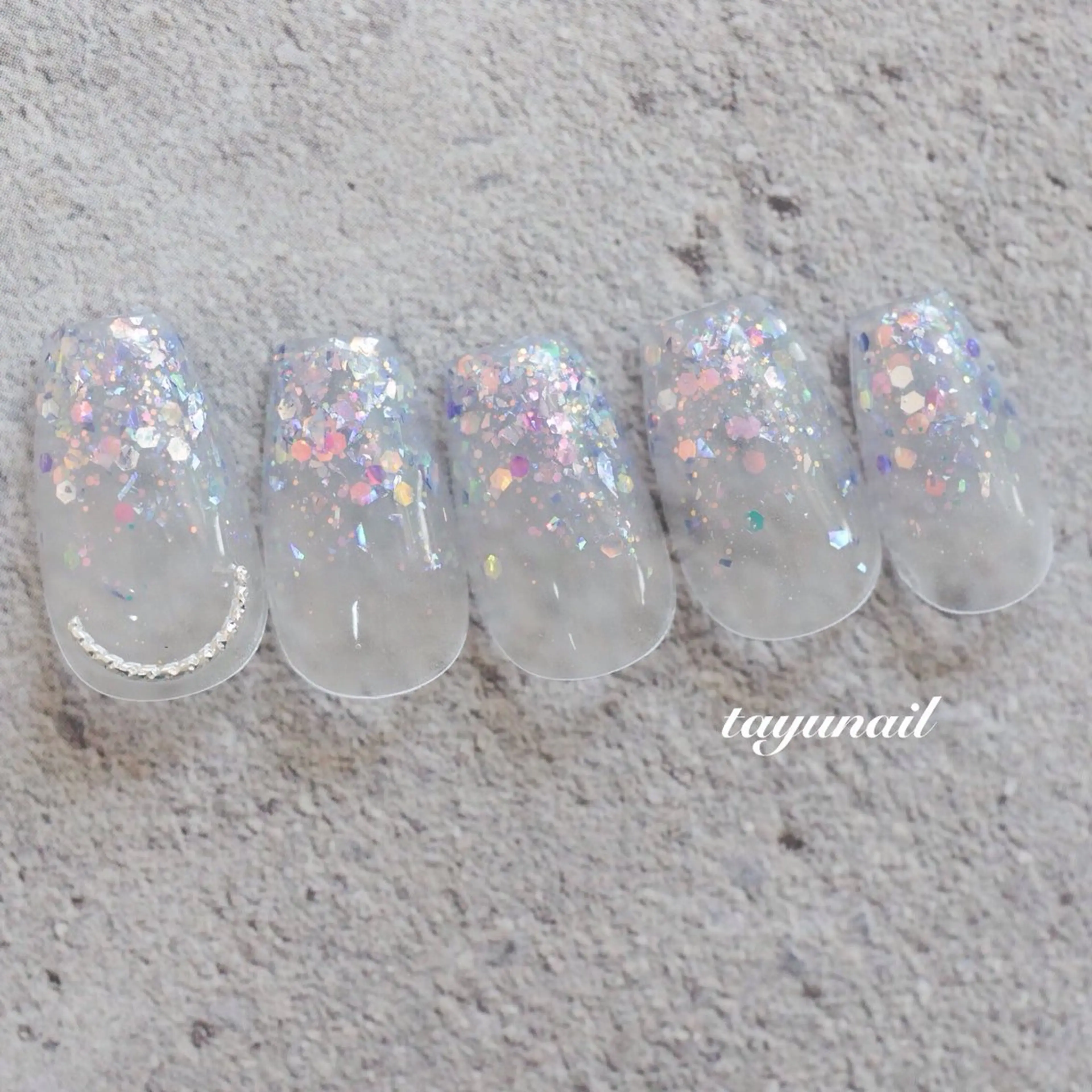 ネイル アートネイル ジェルネイル パラジェル シンプルネイル ハンドネイル ネイルサロン・ネイルスクール　たゆnail所属・ネイルサロン 【たゆnail】のネイルデザイン