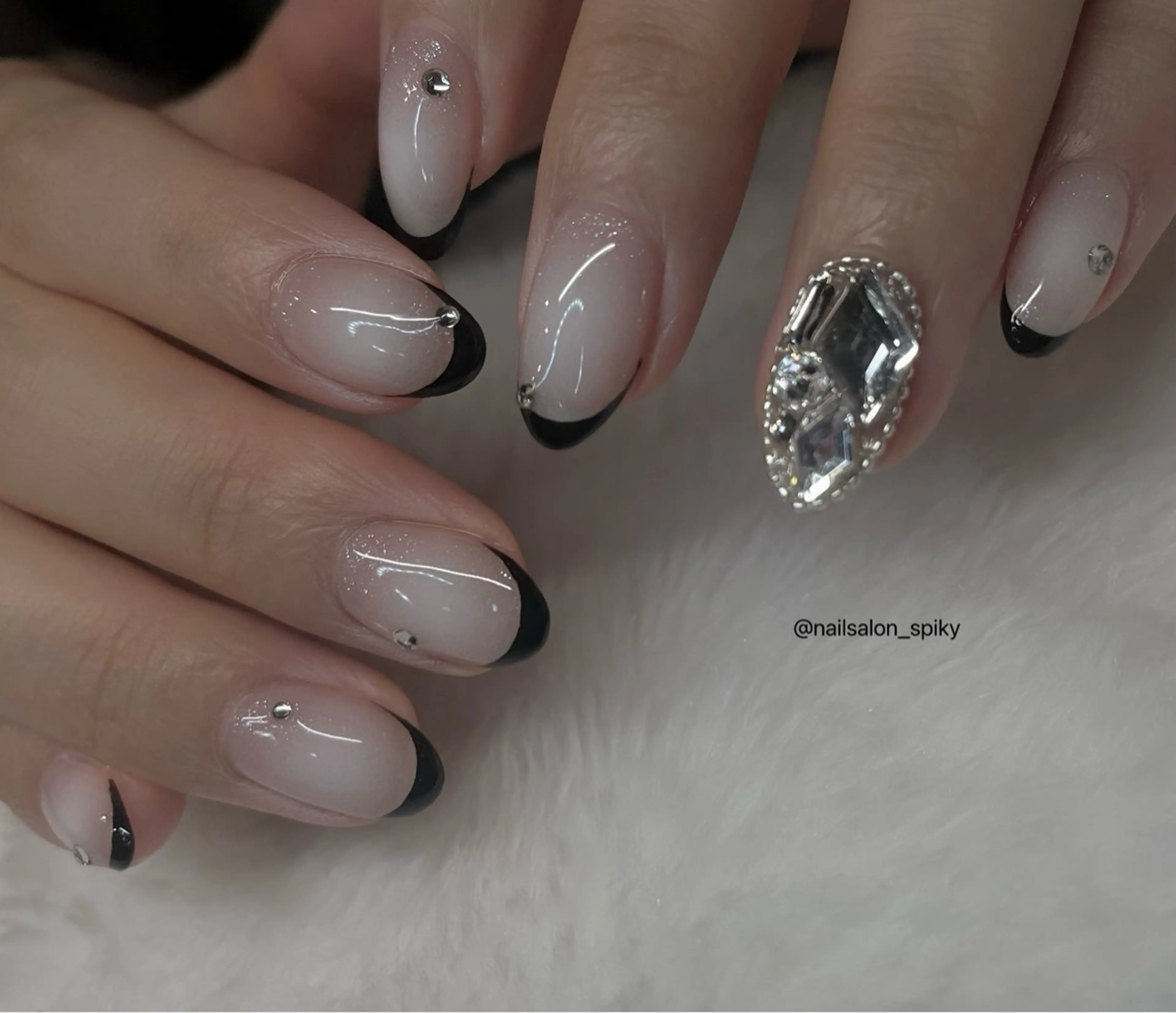 ネイル ハンドネイル Spiky とうげ ふうかのネイルデザイン