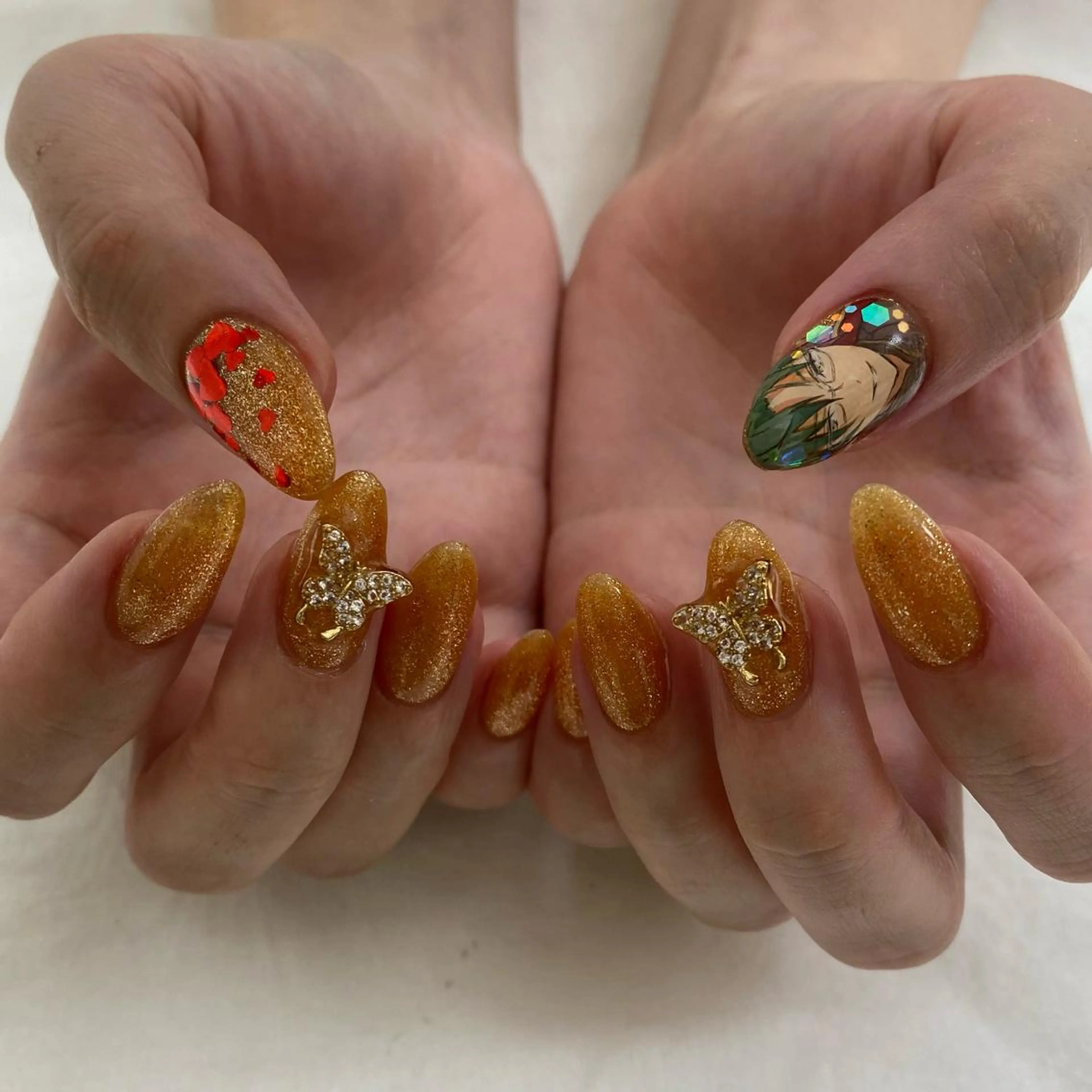 ロング ハンドネイル 池袋痛ネイル Nok. 渡辺のネイルデザイン