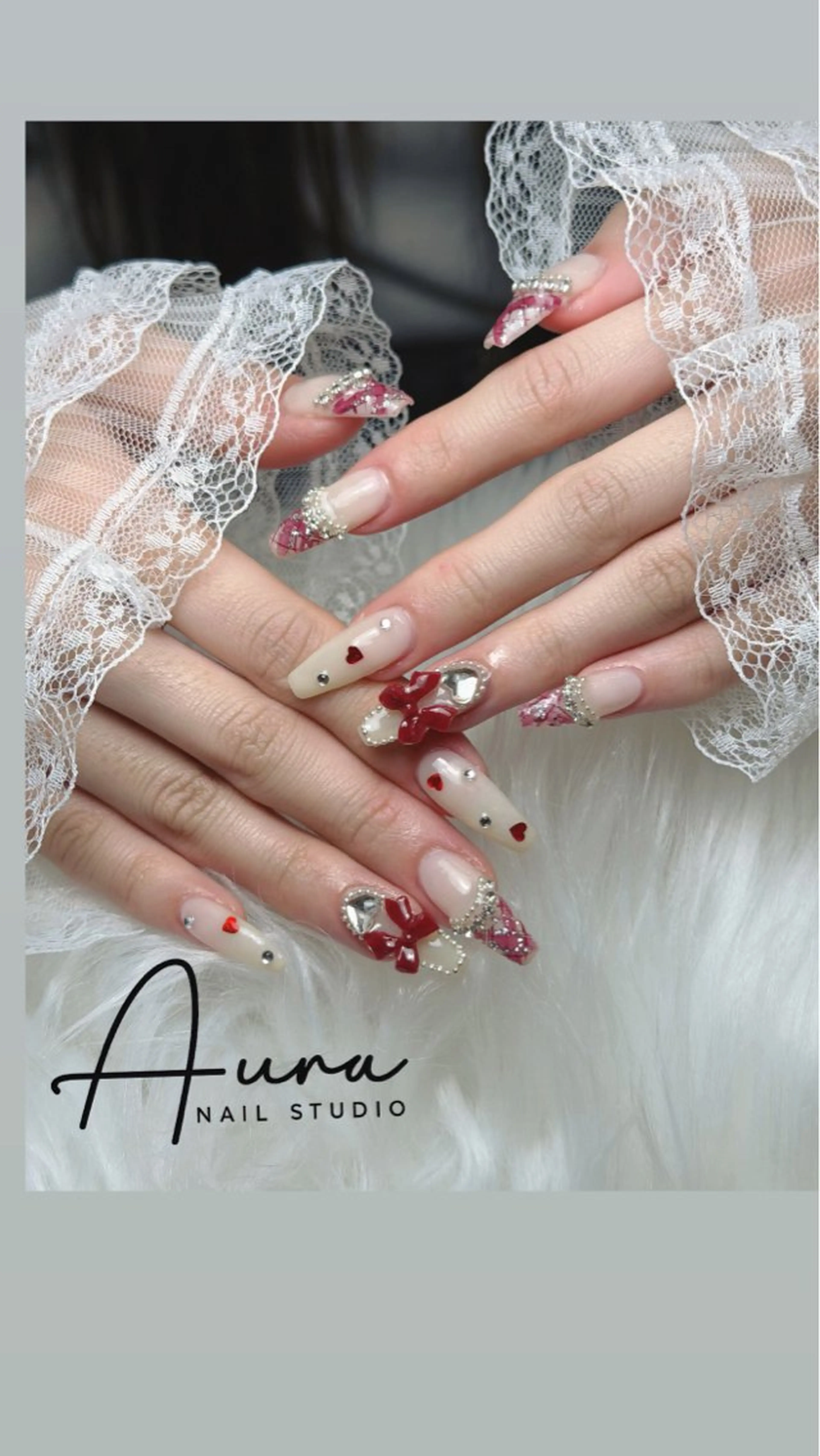 ネイル Aura Nail HanNaのネイルデザイン