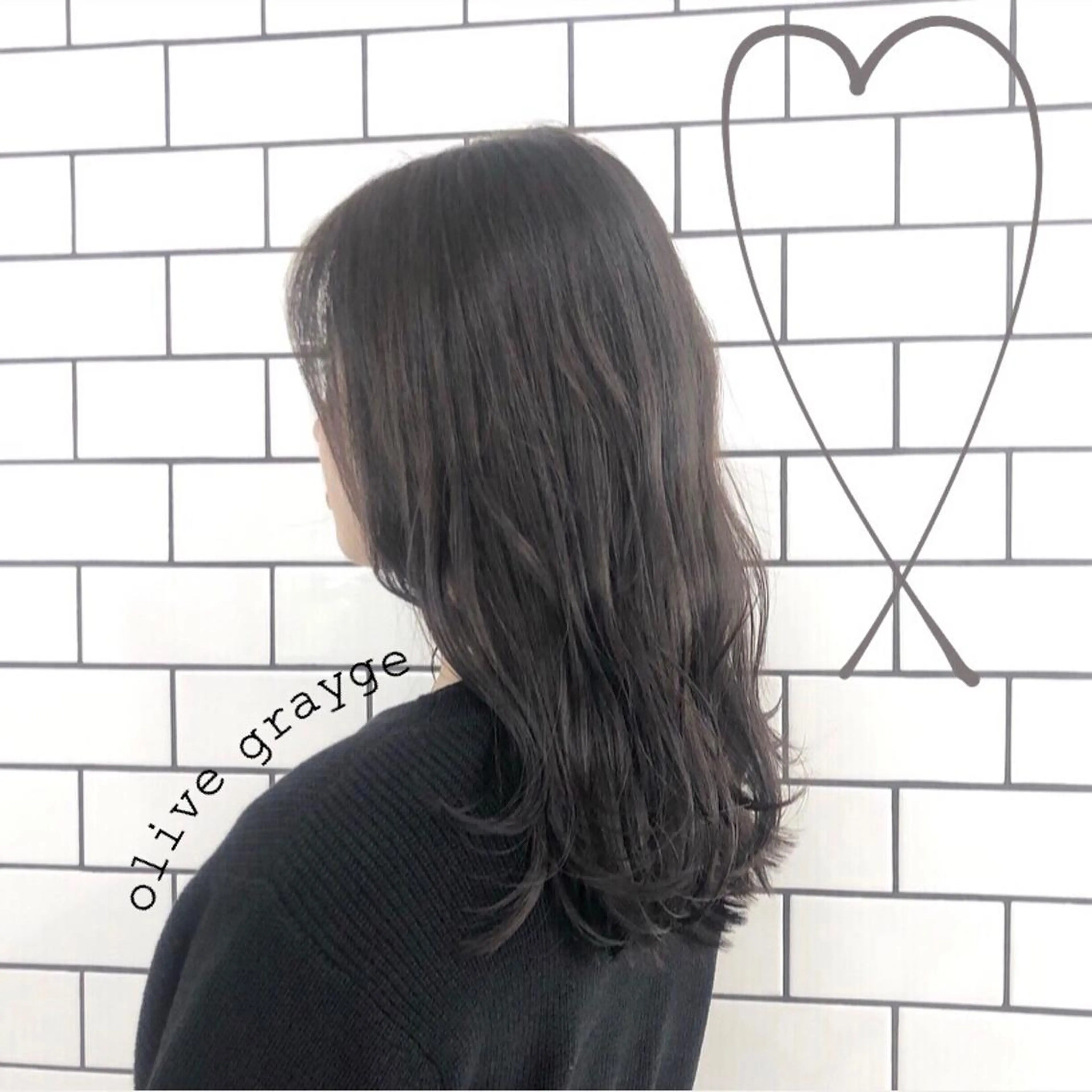 ミディアム カラー お洒落パーマ/ 艶カラー/michiのヘアスタイル