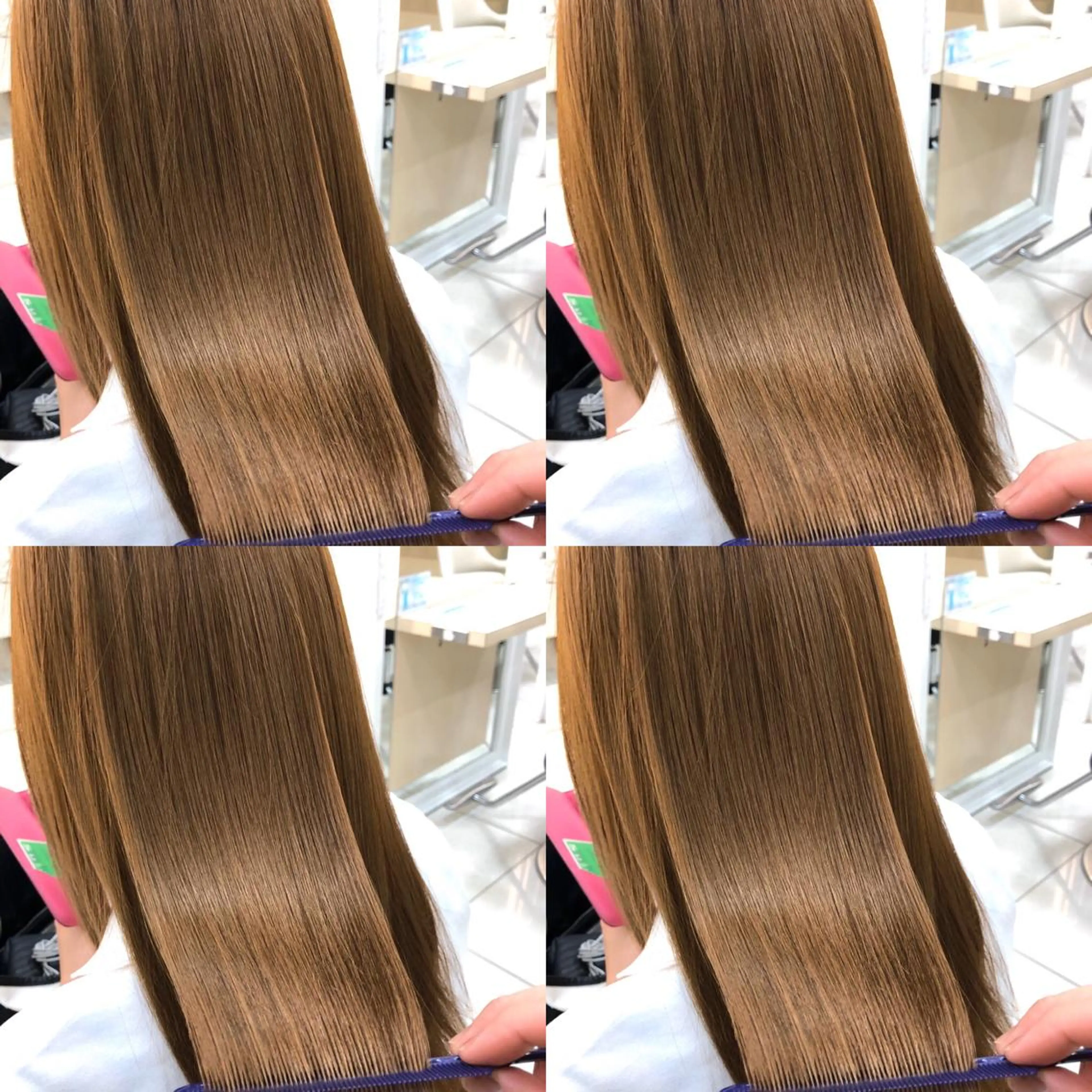 ロング アッシュ 学生 レイヤーカット 縮毛矯正 トリートメント Ash 山田 勇太のヘアスタイル