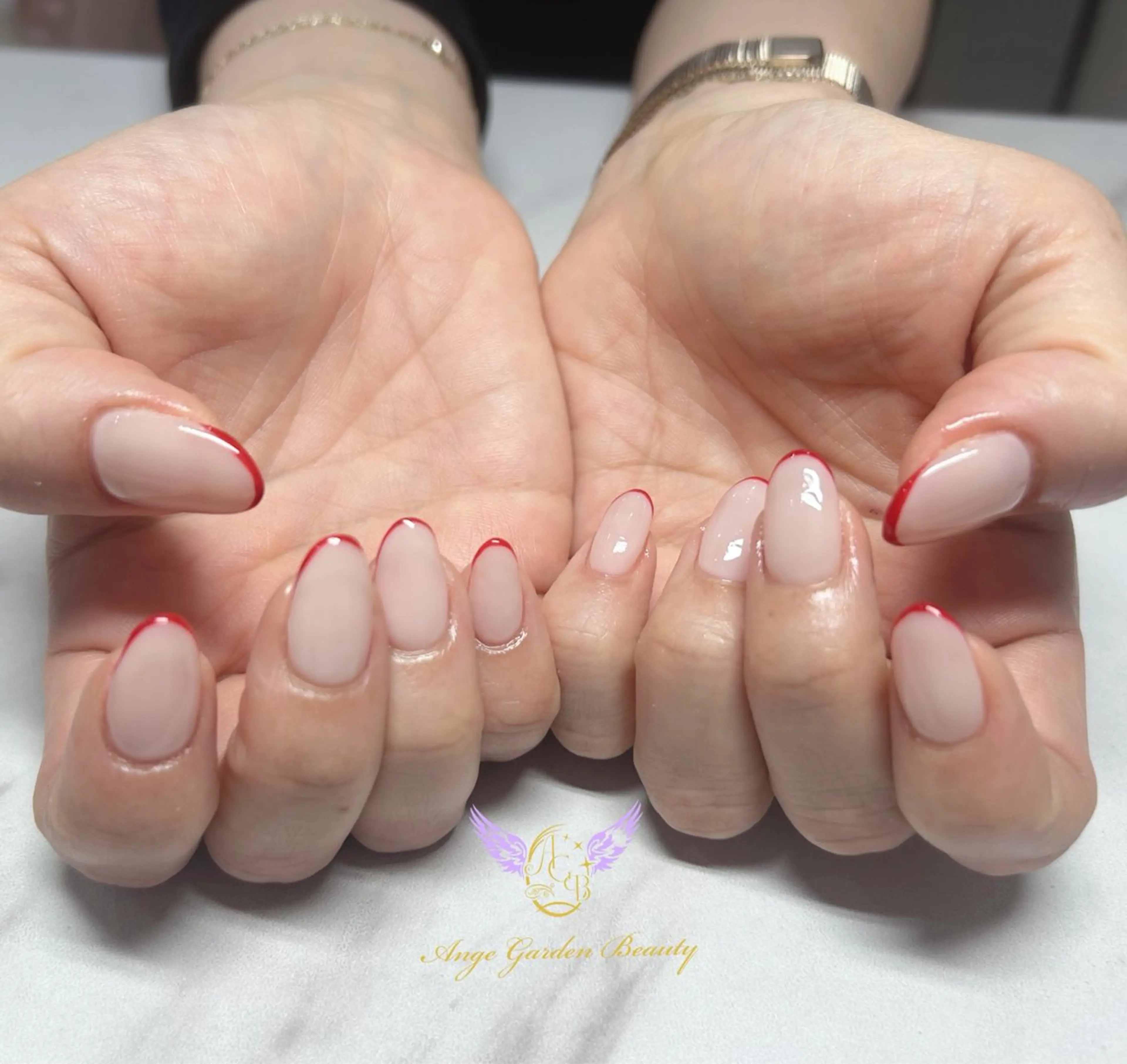 ネイル ワンカラーネイル ハンドネイル AngeGarden Beautymihoのネイルデザイン