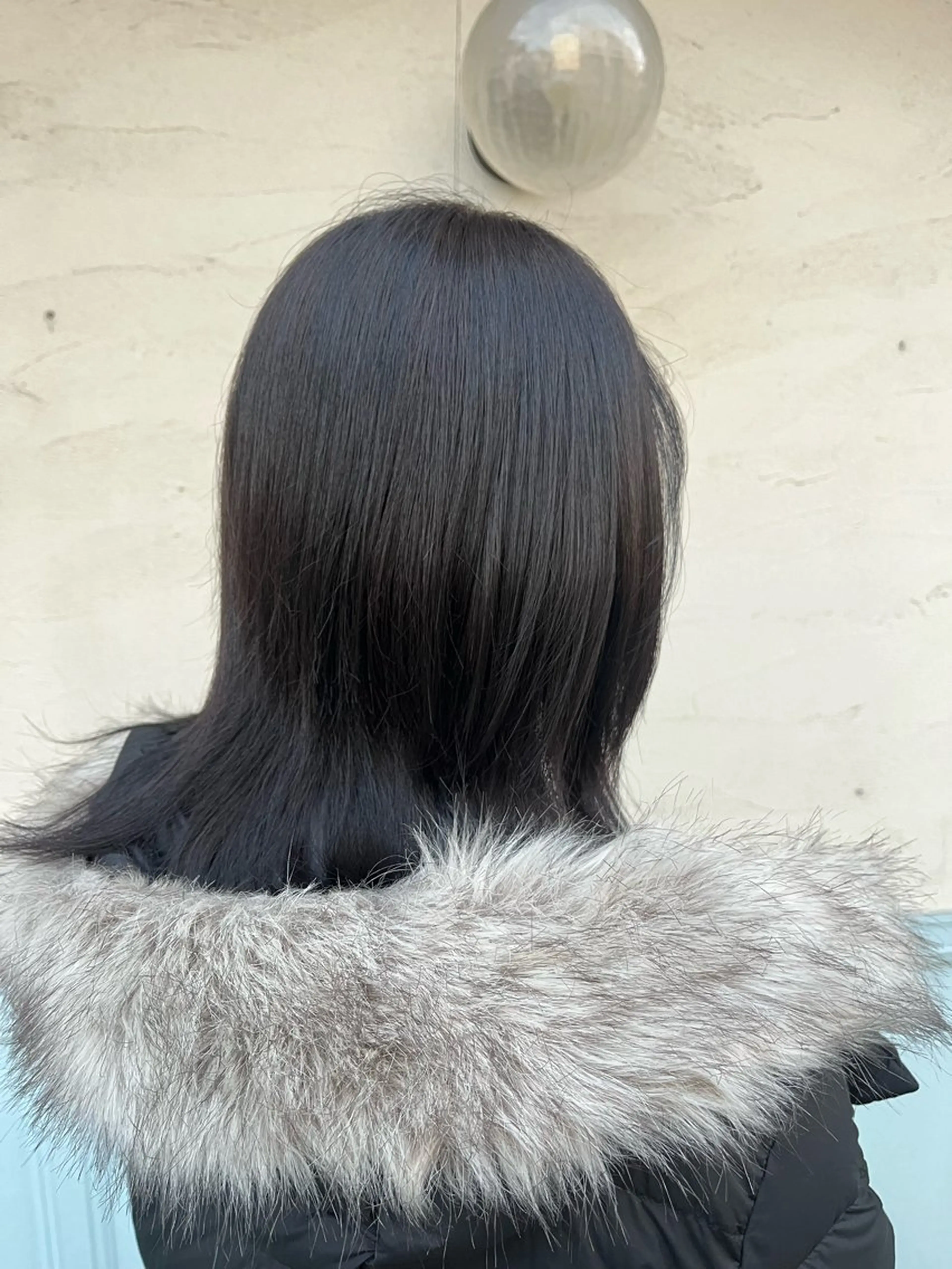 セミロング カラー 木 村のヘアスタイル