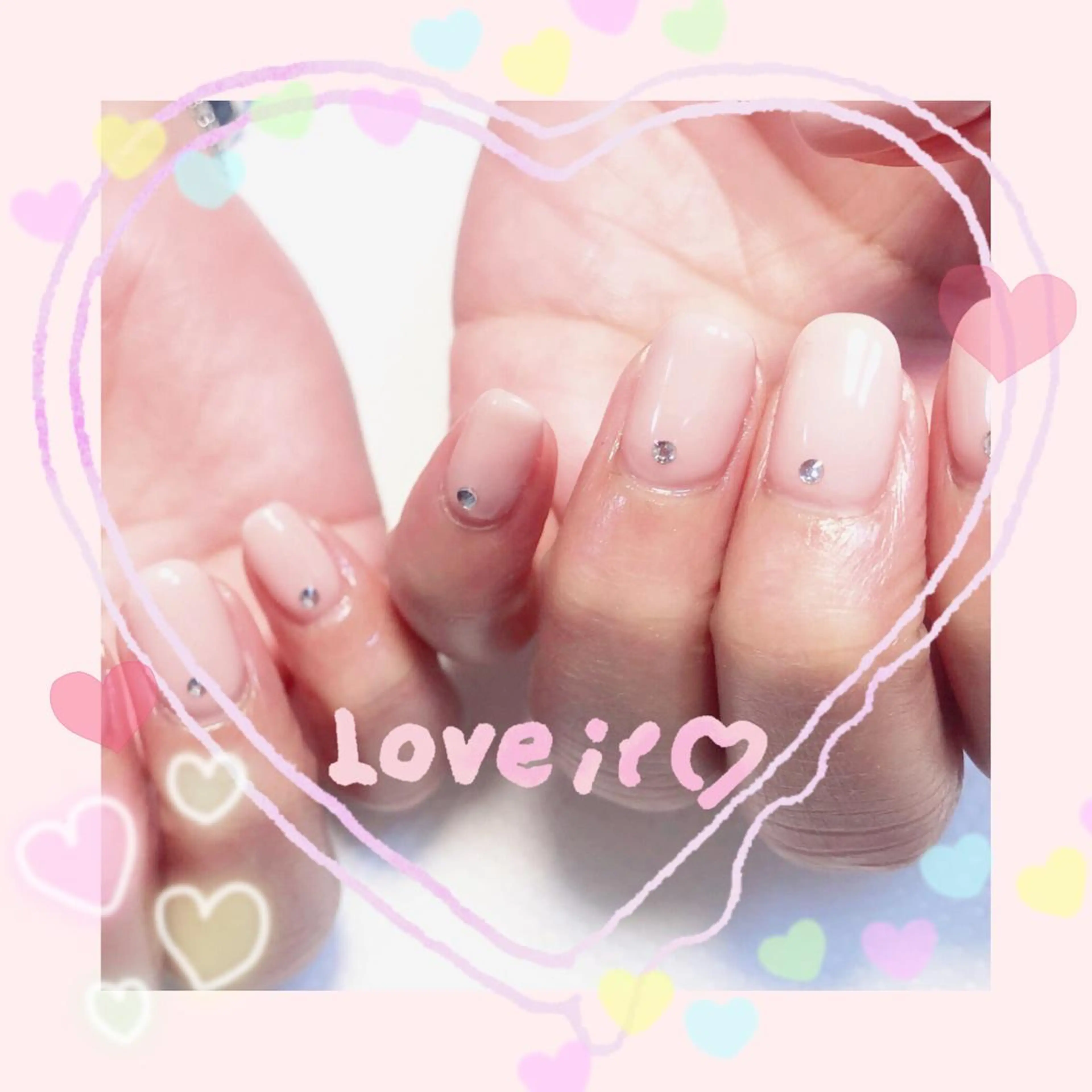 ネイル ストーンネイル ネイルサロン翼所属・ネイルサロン 翼【仙川4分】のネイルデザイン