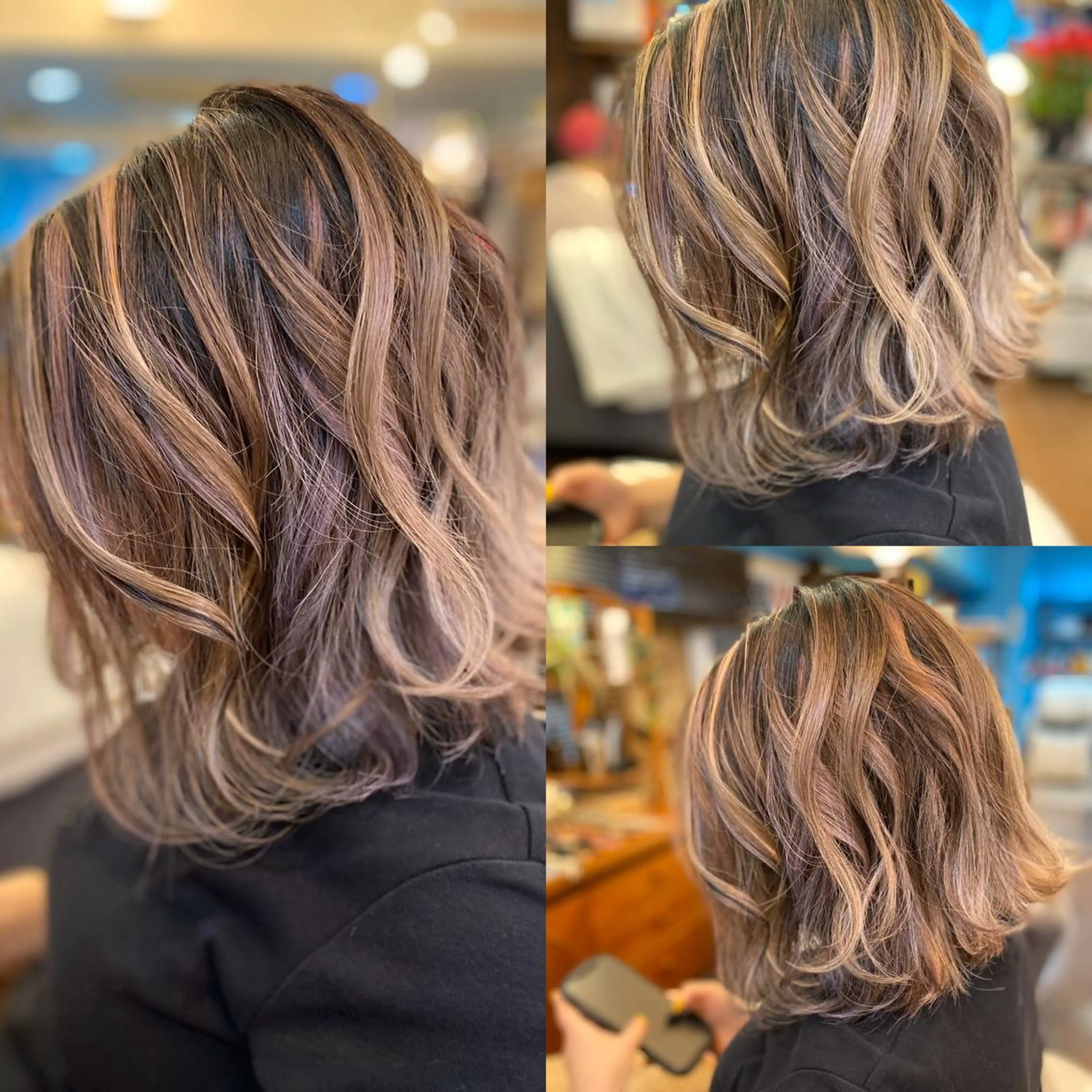 ミディアム ブルーヘブン TAKESHIのヘアスタイル