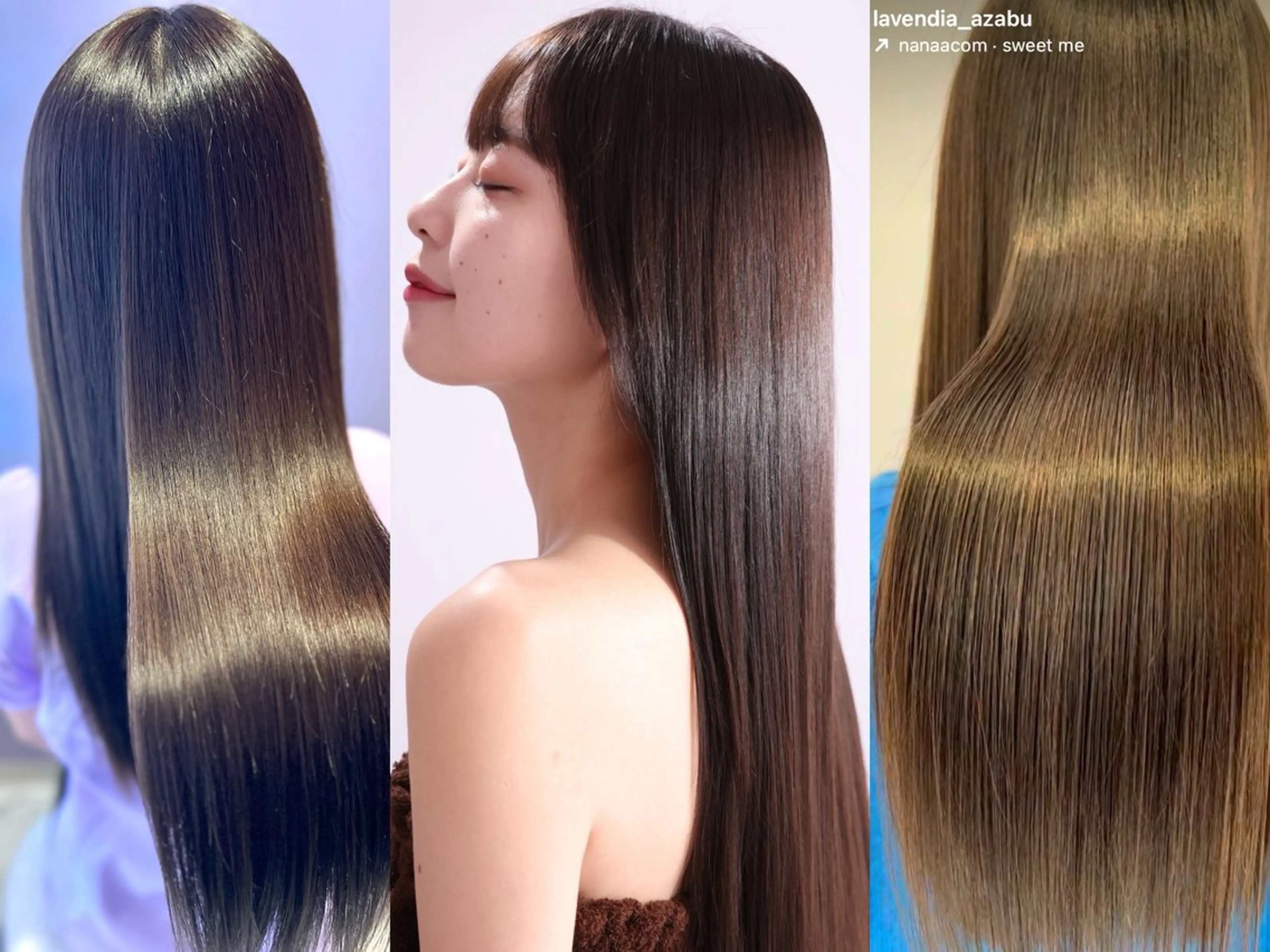 ロング カラー パーマ ヘアアレンジ メンズ トリートメント エステ リラク LAVENDIA 麻布のヘアスタイル