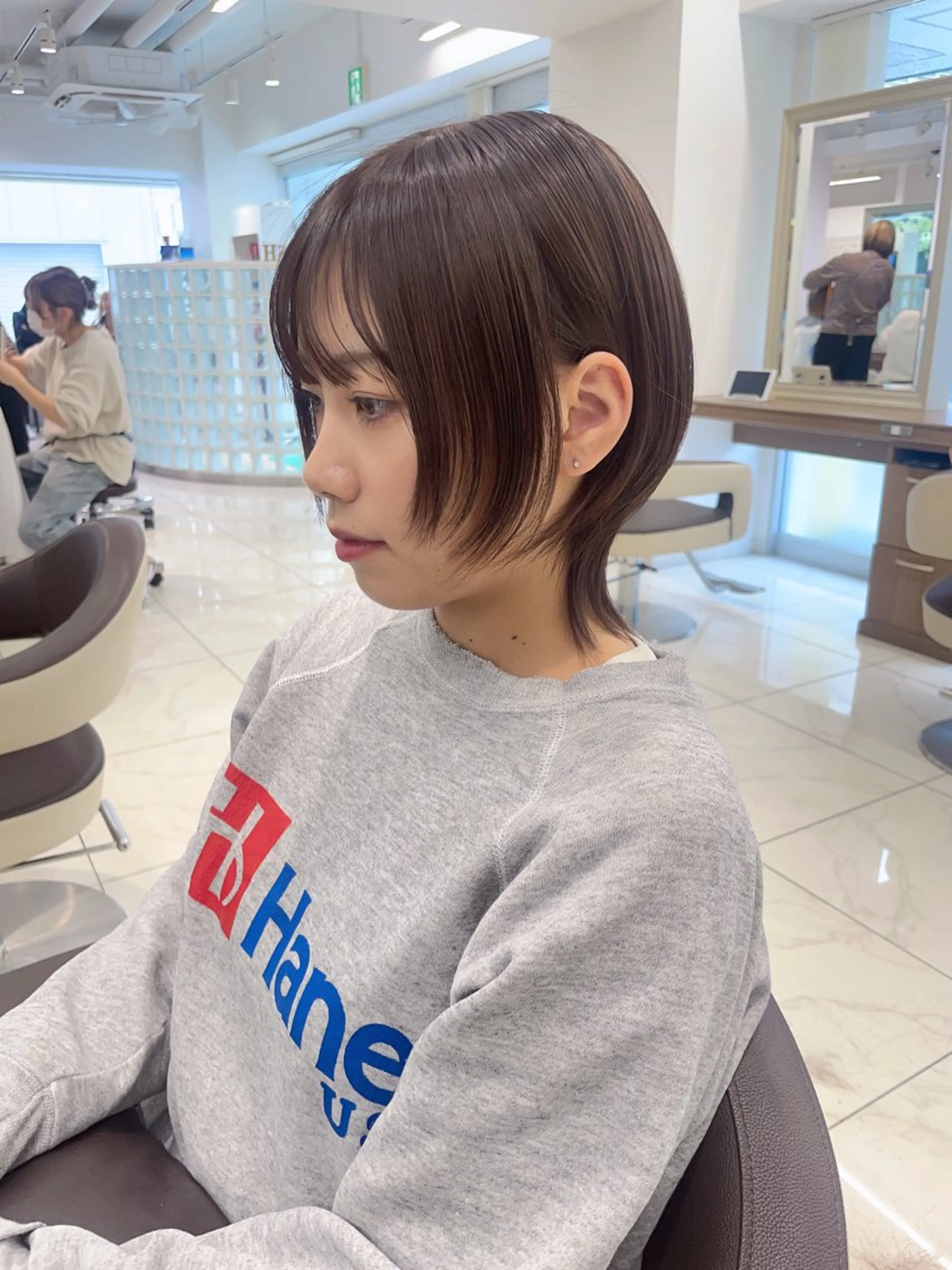 ショート カラー カット 福島成美/髪質改善 縮毛矯正/カラーのヘアスタイル