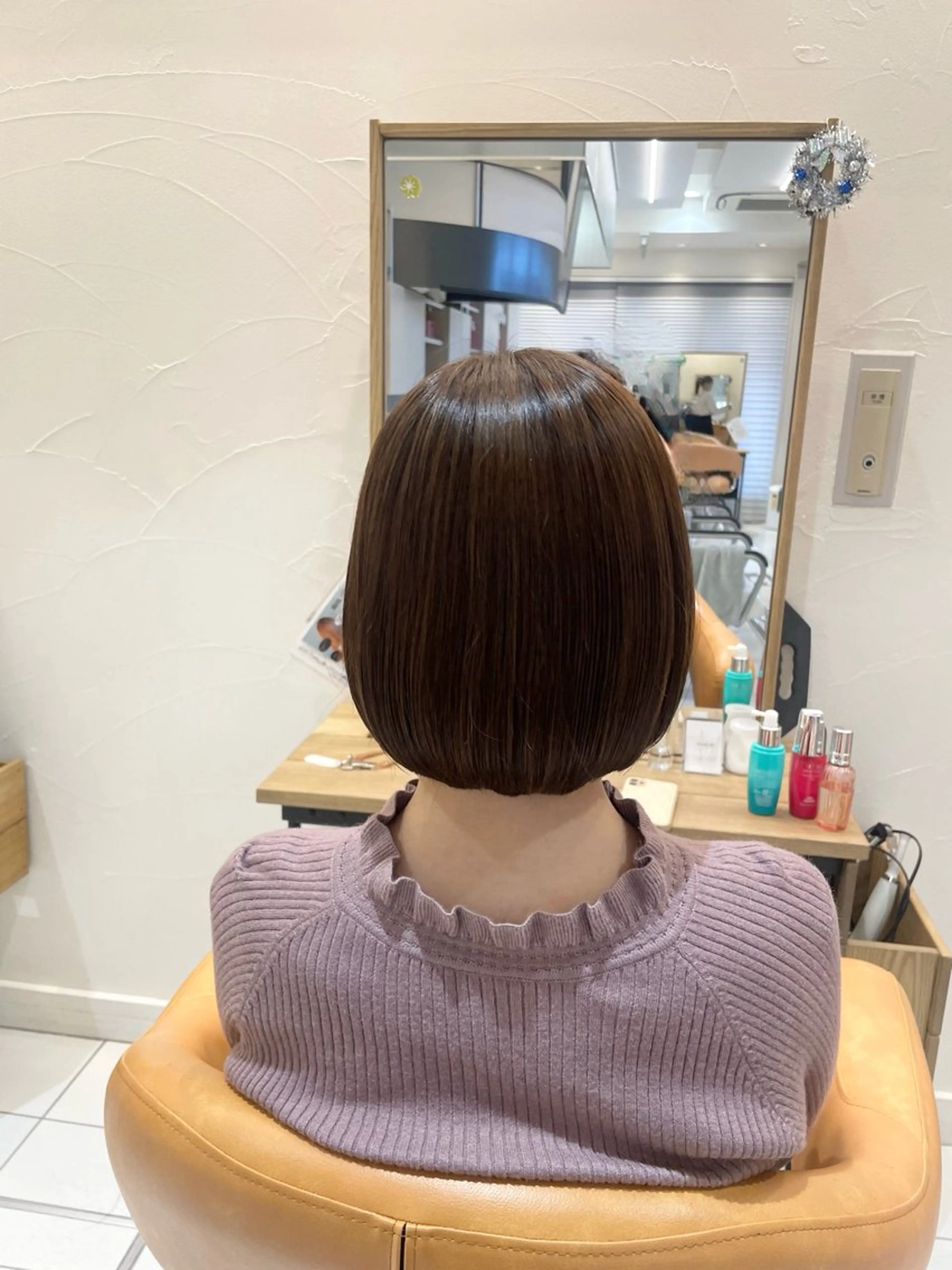 ショート カット ヘアカラー 🪸暖色艶カラー/ shiori🫧のヘアスタイル