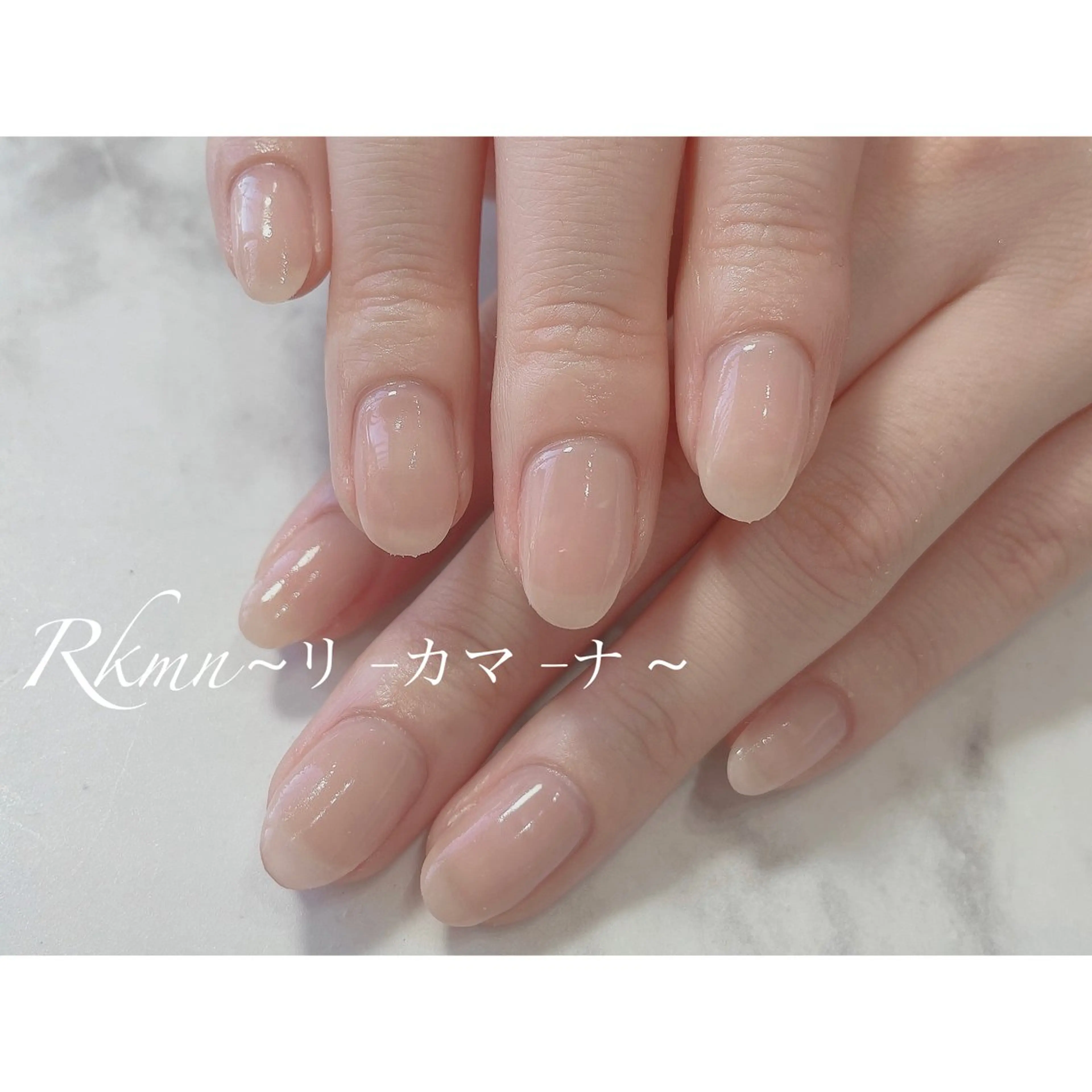 ネイル アートネイル ワンカラーネイル シンプルネイル 春ネイル ハンドネイル フットネイル ハンドケア Rkmn ~リ-カマ-ナ~のネイルデザイン