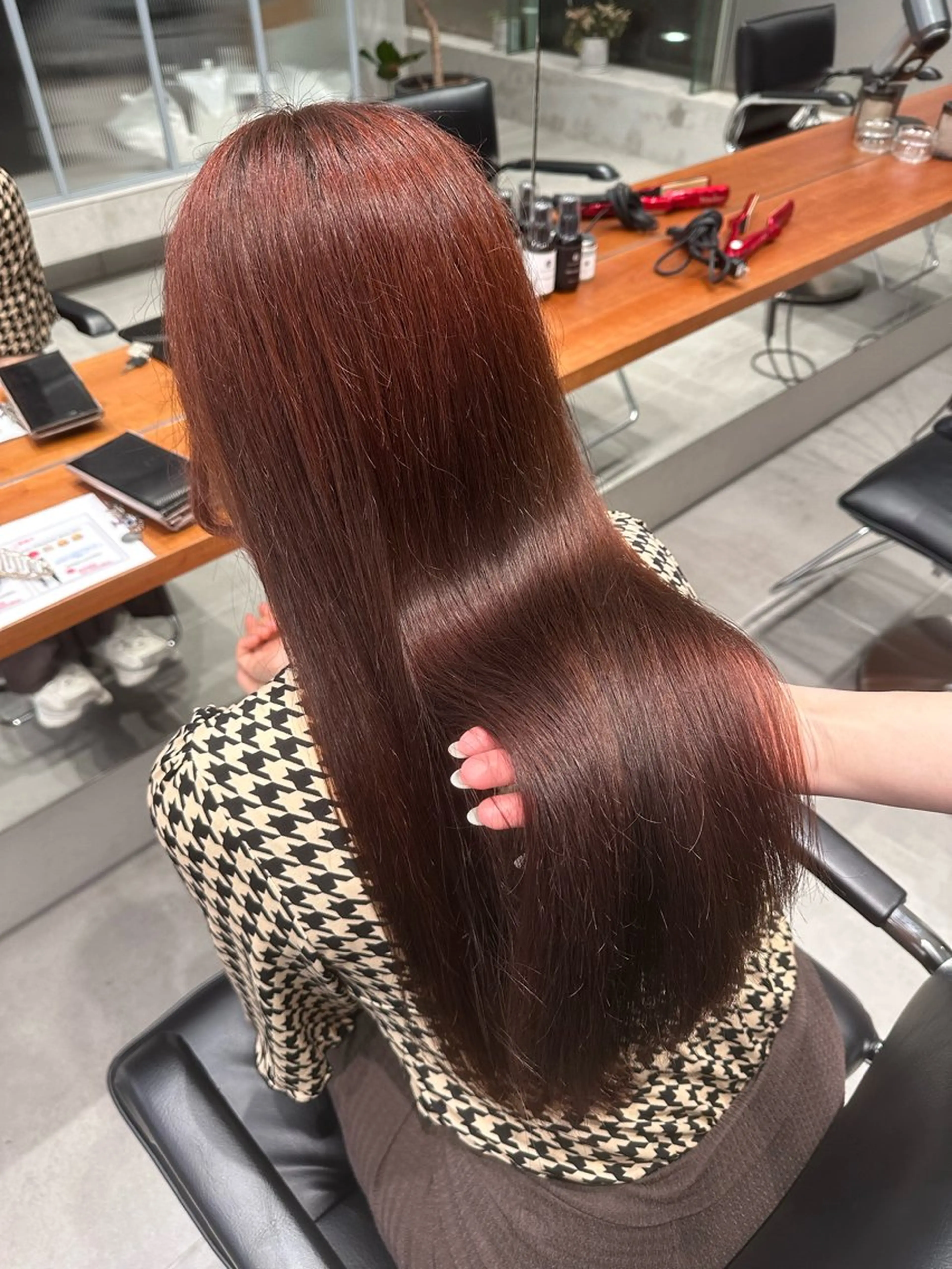 【ツヤup✨】髪質改善カラー＋シャンプー＋艶コートトリートメントの写真