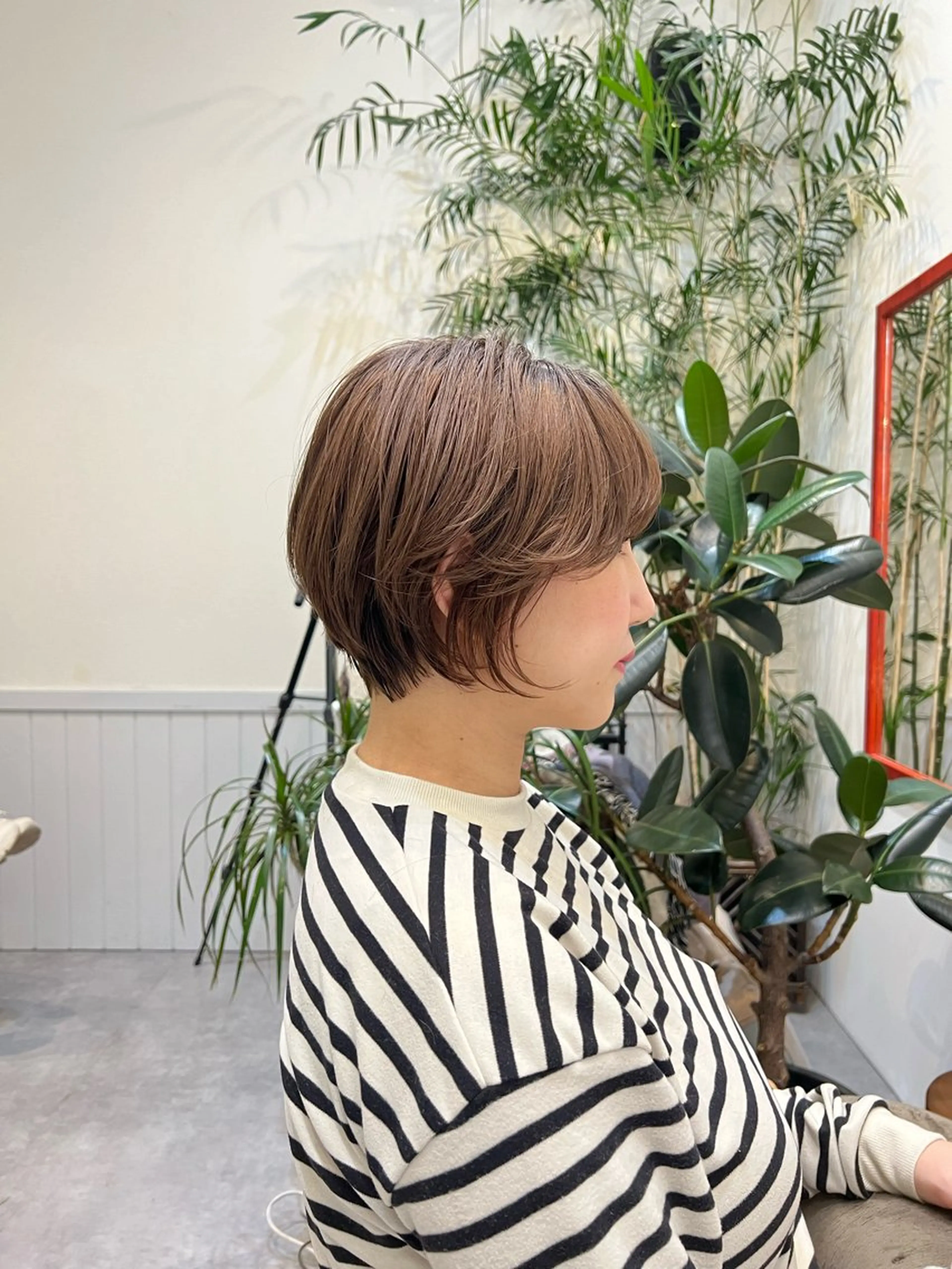 ショート 似合わせカット ショートヘア 小顔カット カット ヘアカラー トリートメント 🟤TAP🟤 木曳野　金沢店のヘアスタイル