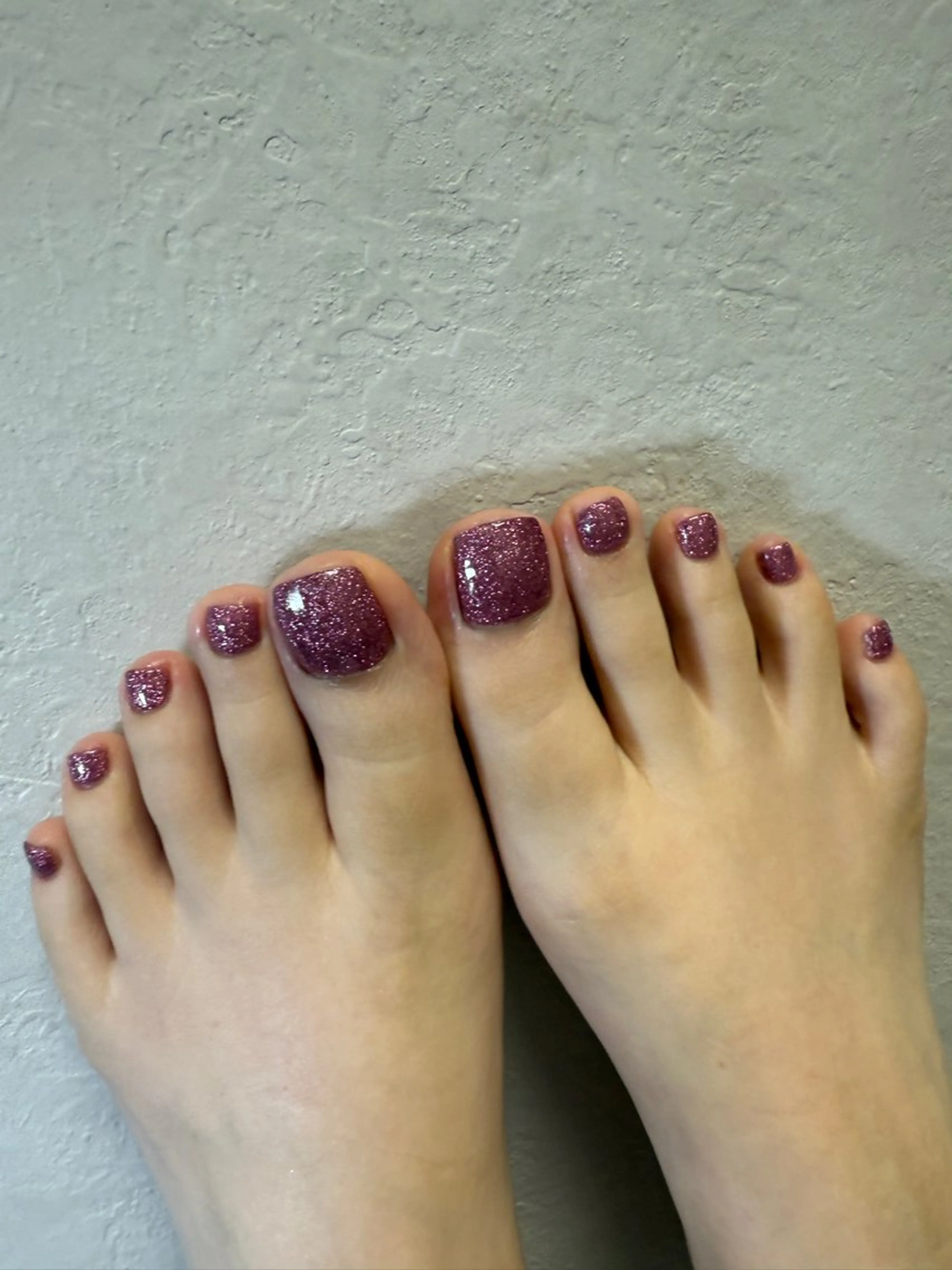 【フット】ワンカラーネイル🫧2色までOK!(オフ無し)フットバス付の写真