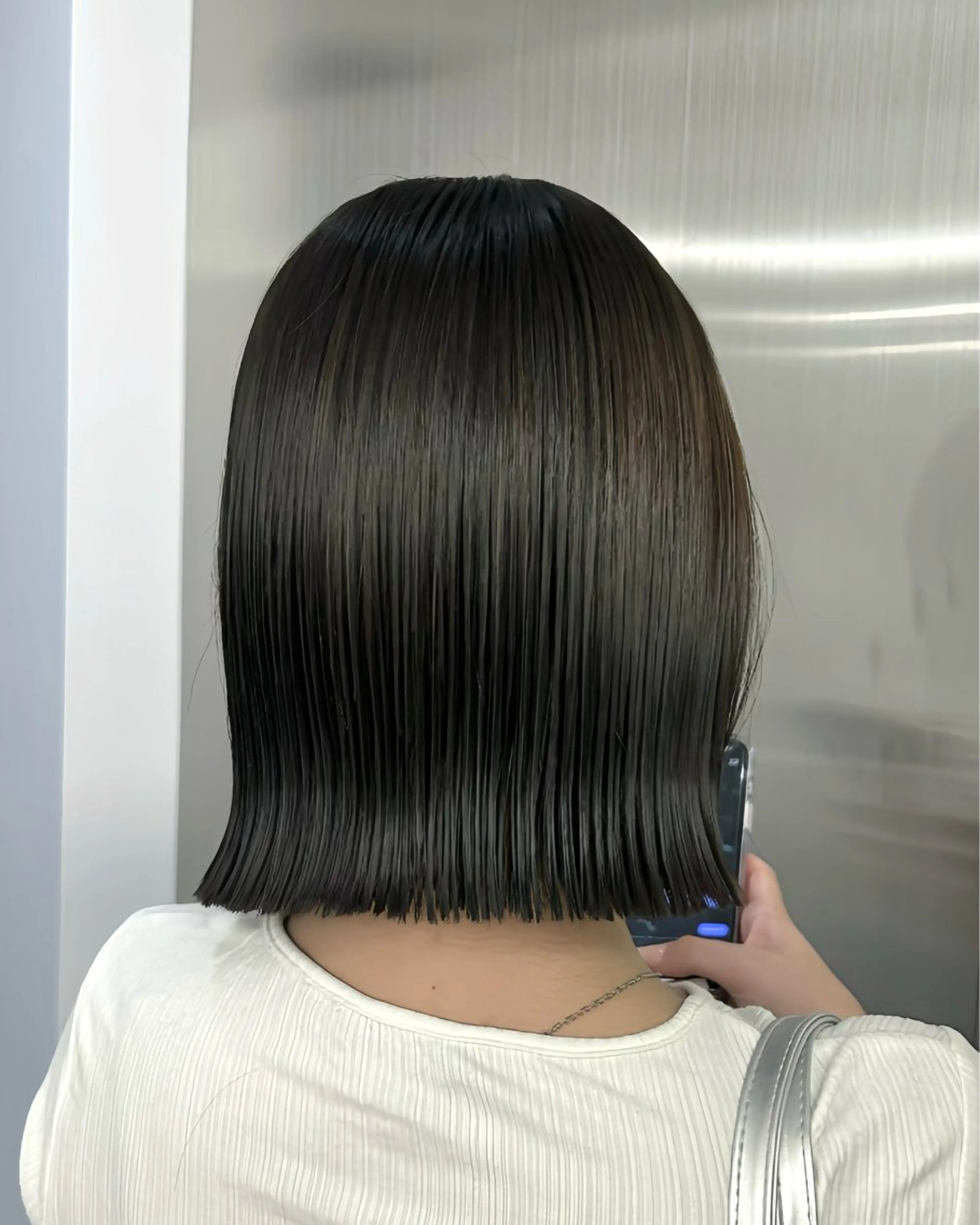 ショート カット 縮毛矯正 韓国顔まわり/前髪 /レイヤー/いつきのヘアスタイル