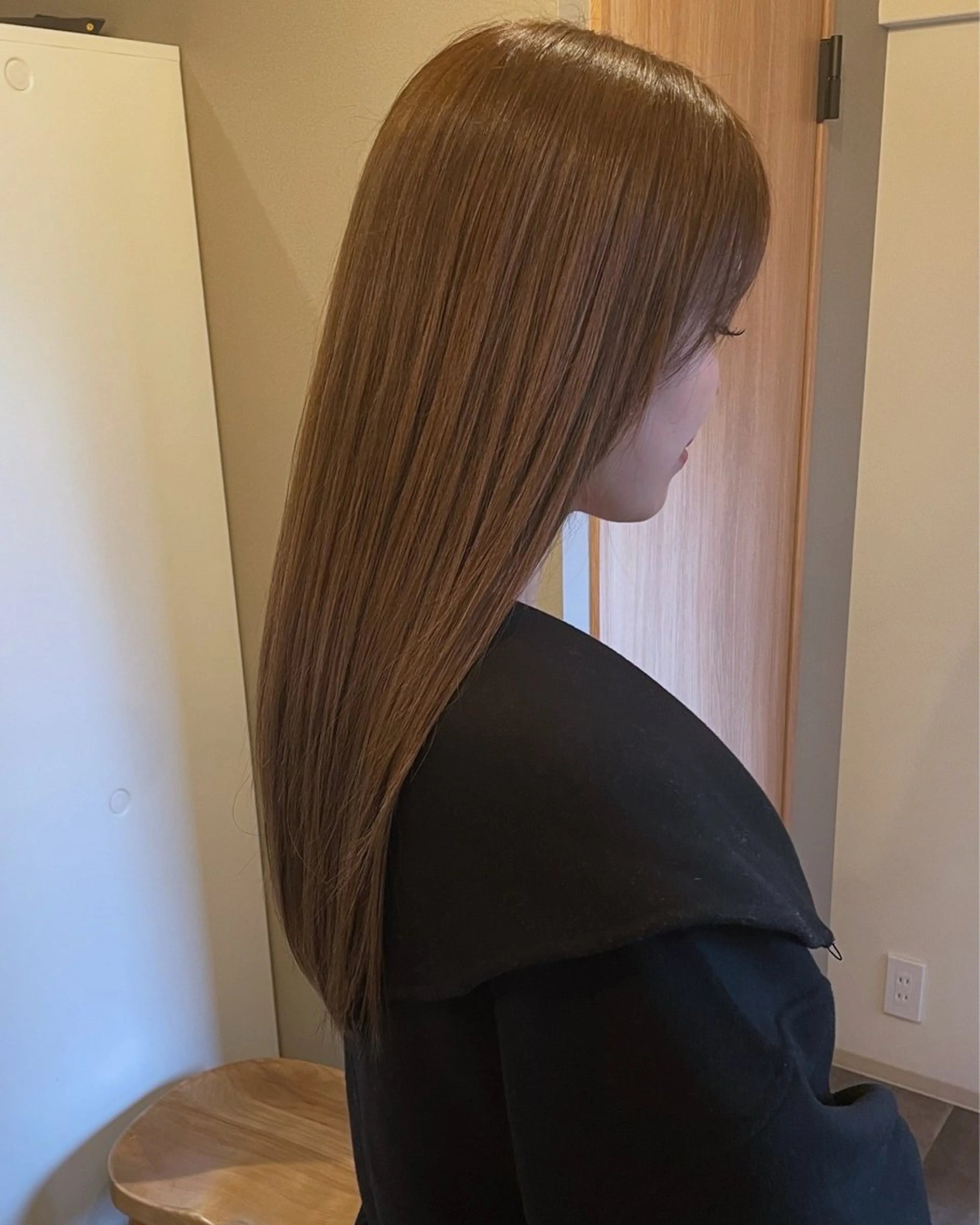 ロング カラー 伸ばしかけ 髪質改善 ロング カット ヘアカラー トリートメント 鎌田卓也/髪質改善 /透明感カラーのヘアスタイル