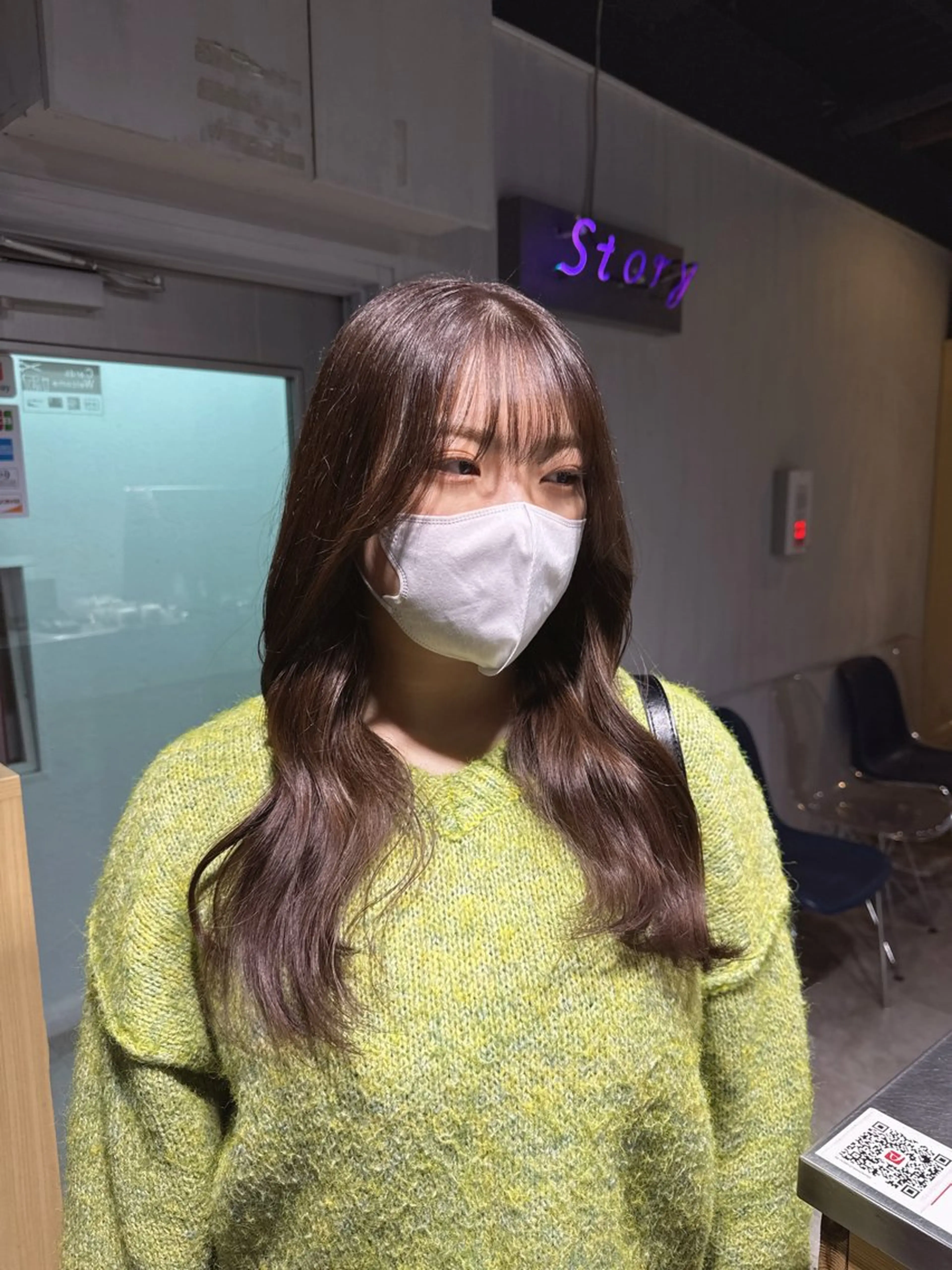 ロング カラー ヘアカラー NANAMI🩵 大人可愛い韓国ヘアのヘアスタイル