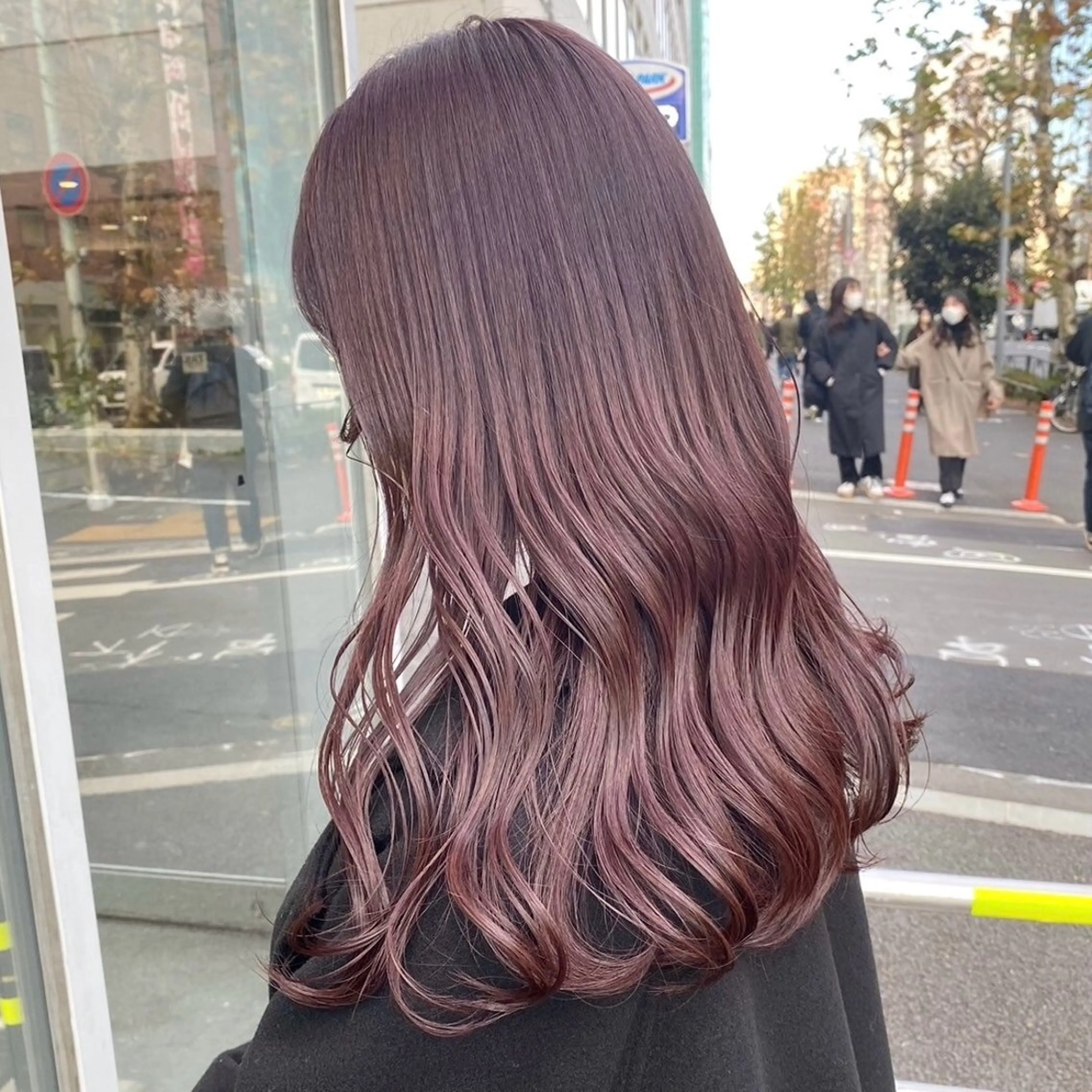 ロング カラー ヘアカラー ♥️うる艶暖色 銀座♥️mioのヘアスタイル