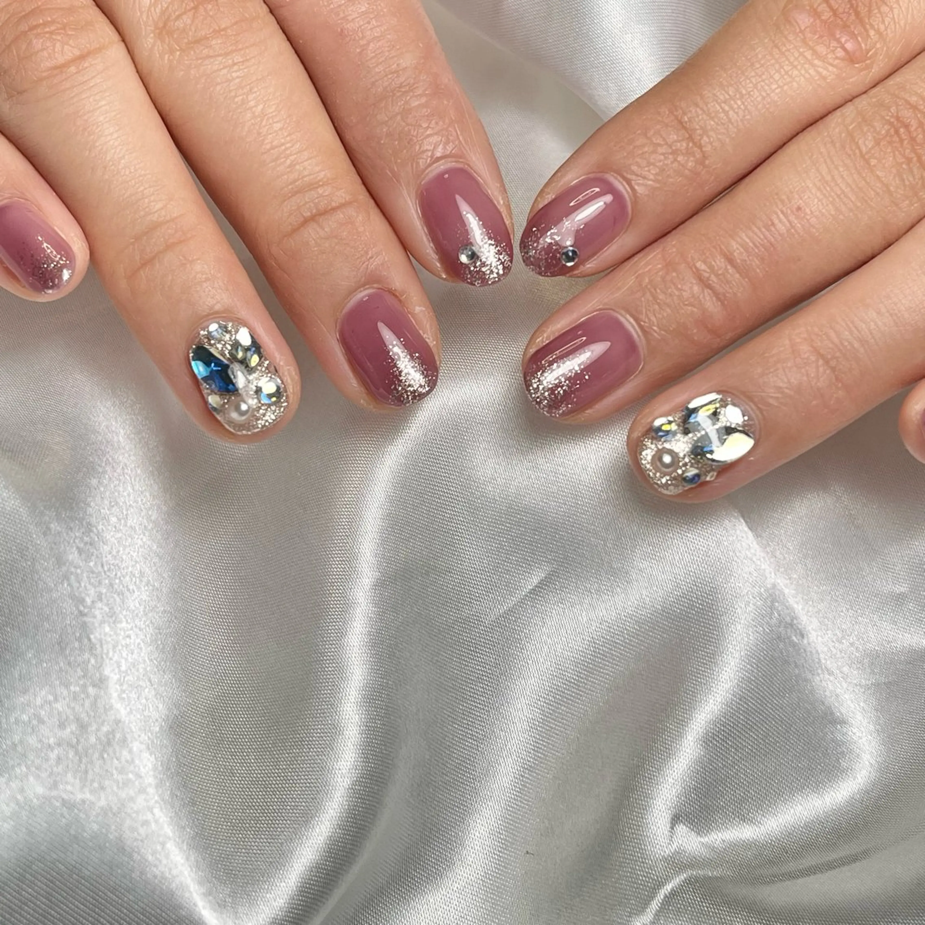 ネイル 韓国ネイル シンプルネイル ワンホンネイル ハンドネイル RE SALONのネイルデザイン