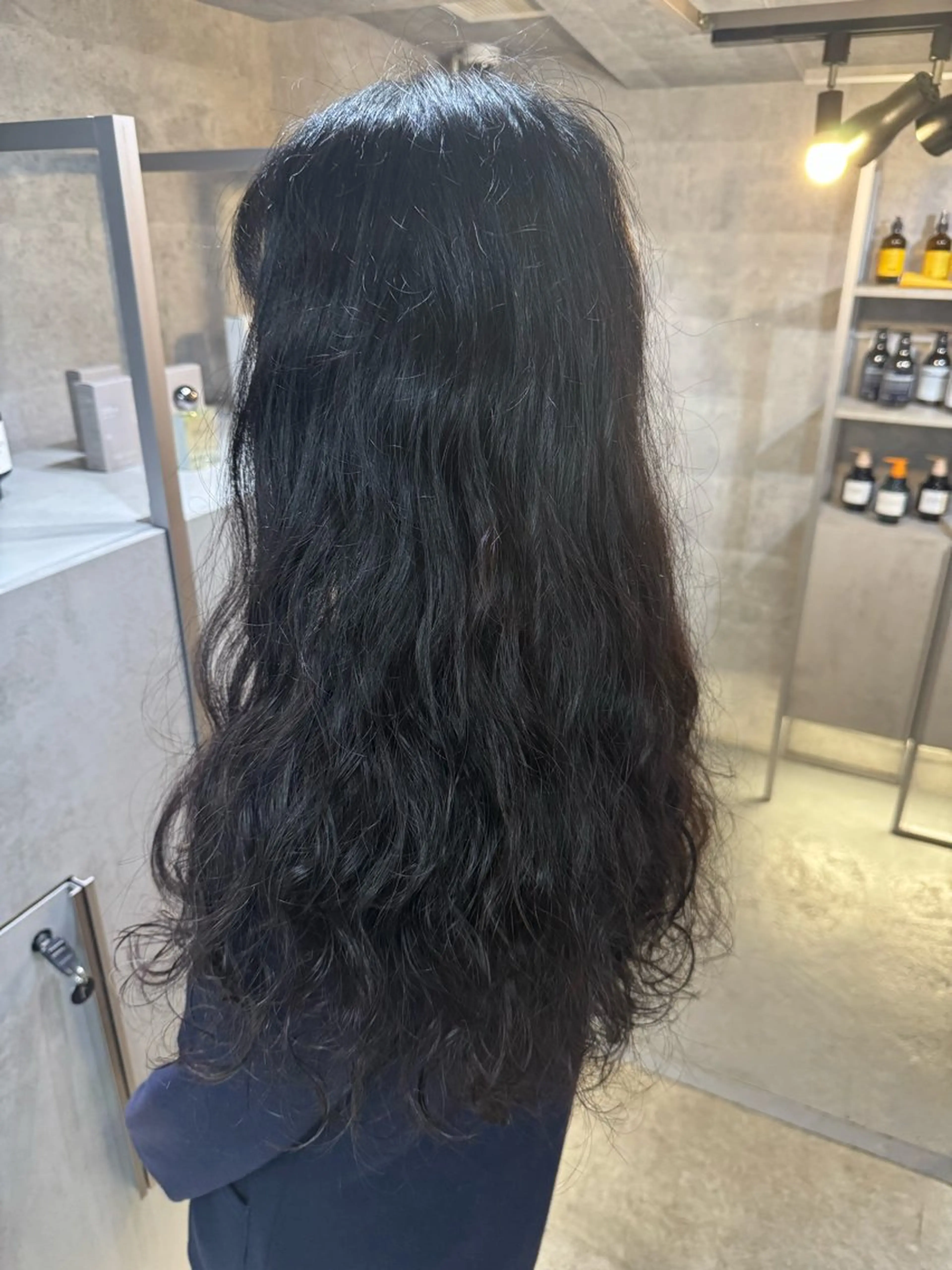 ロング パーマ カット パーマ あなたのお悩み改善" You"💚❤️💛のヘアスタイル