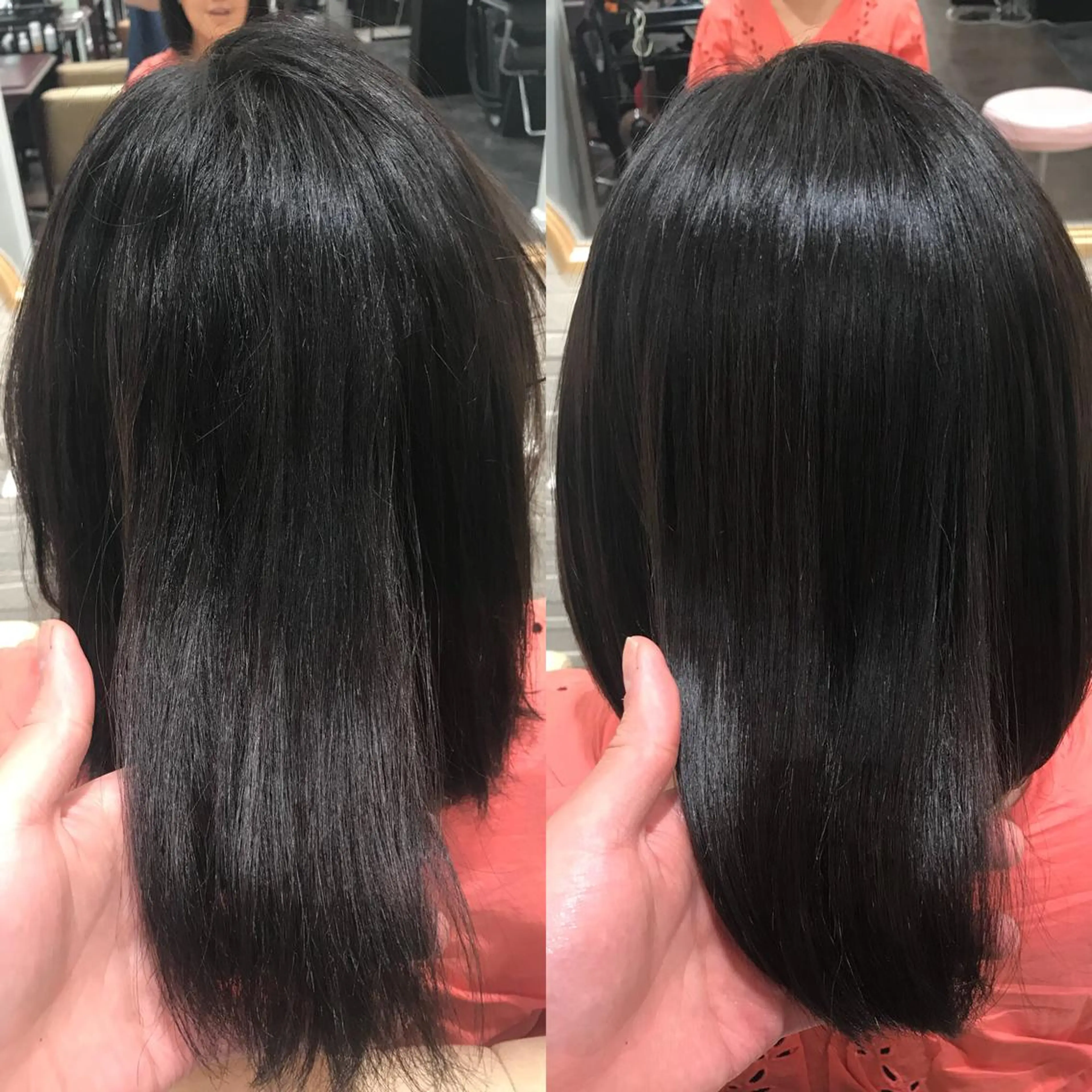 ミディアム 縮毛矯正 カット ヘアカラー トリートメント 韓国ヘア×髪質改善 ⭐️谷遼平⭐️のヘアスタイル