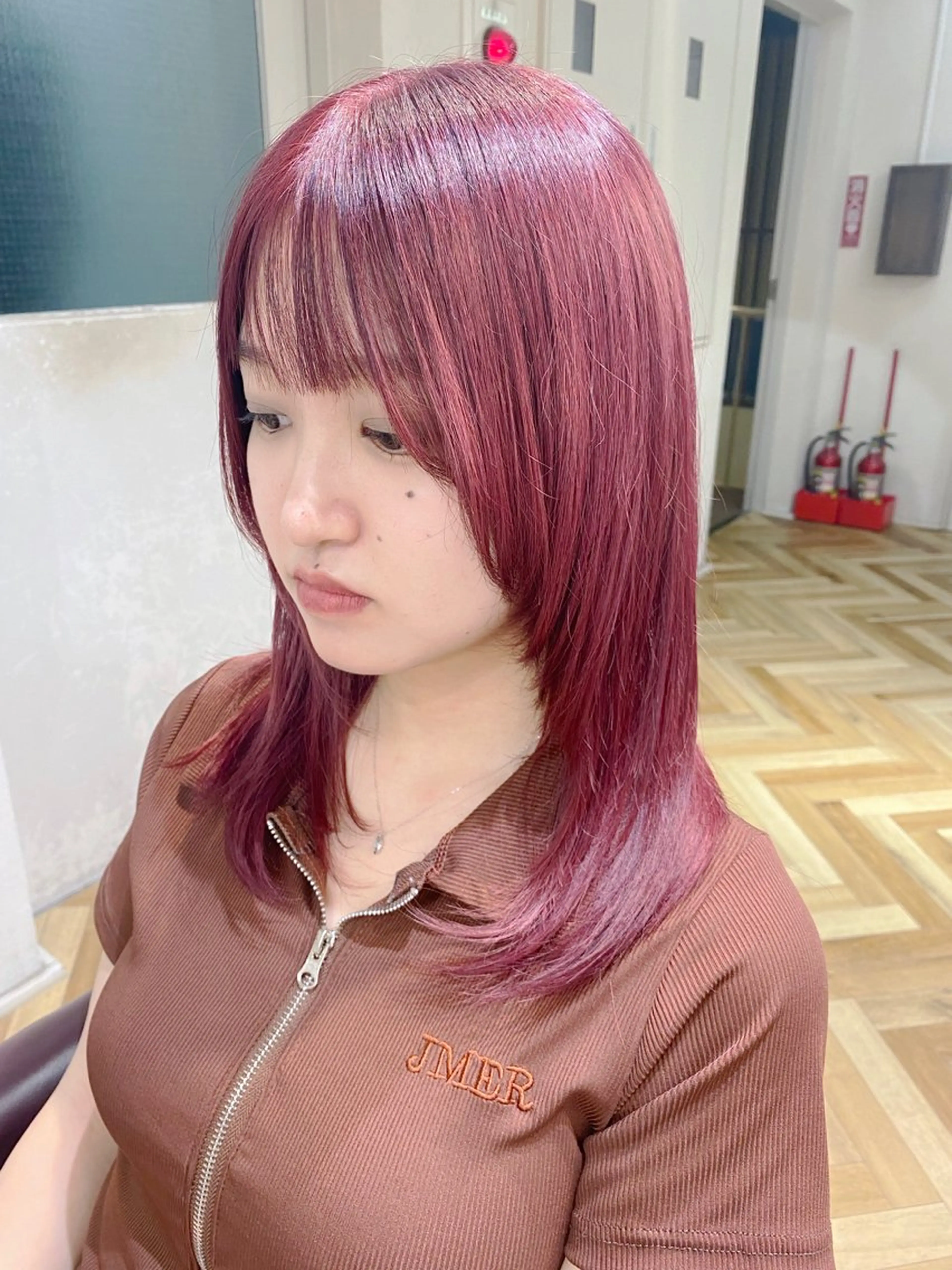 ロング カラー カシス ラベンダーカラー ヘアカラー トリートメント ブリーチ/髪質改善 🍊店長MASAKiのヘアスタイル