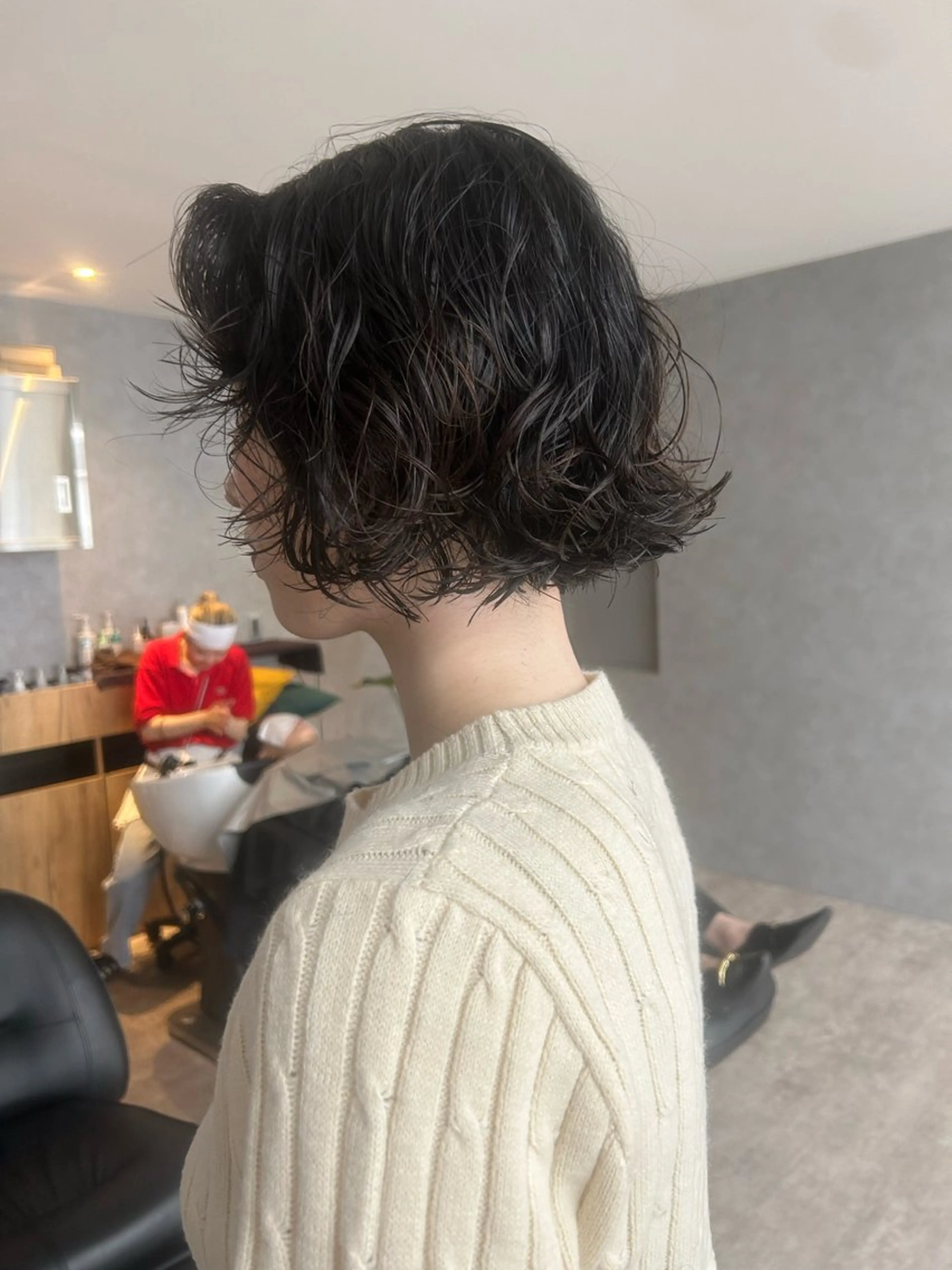 ミディアム aika/パーマ/ ショート/伏見のヘアスタイル