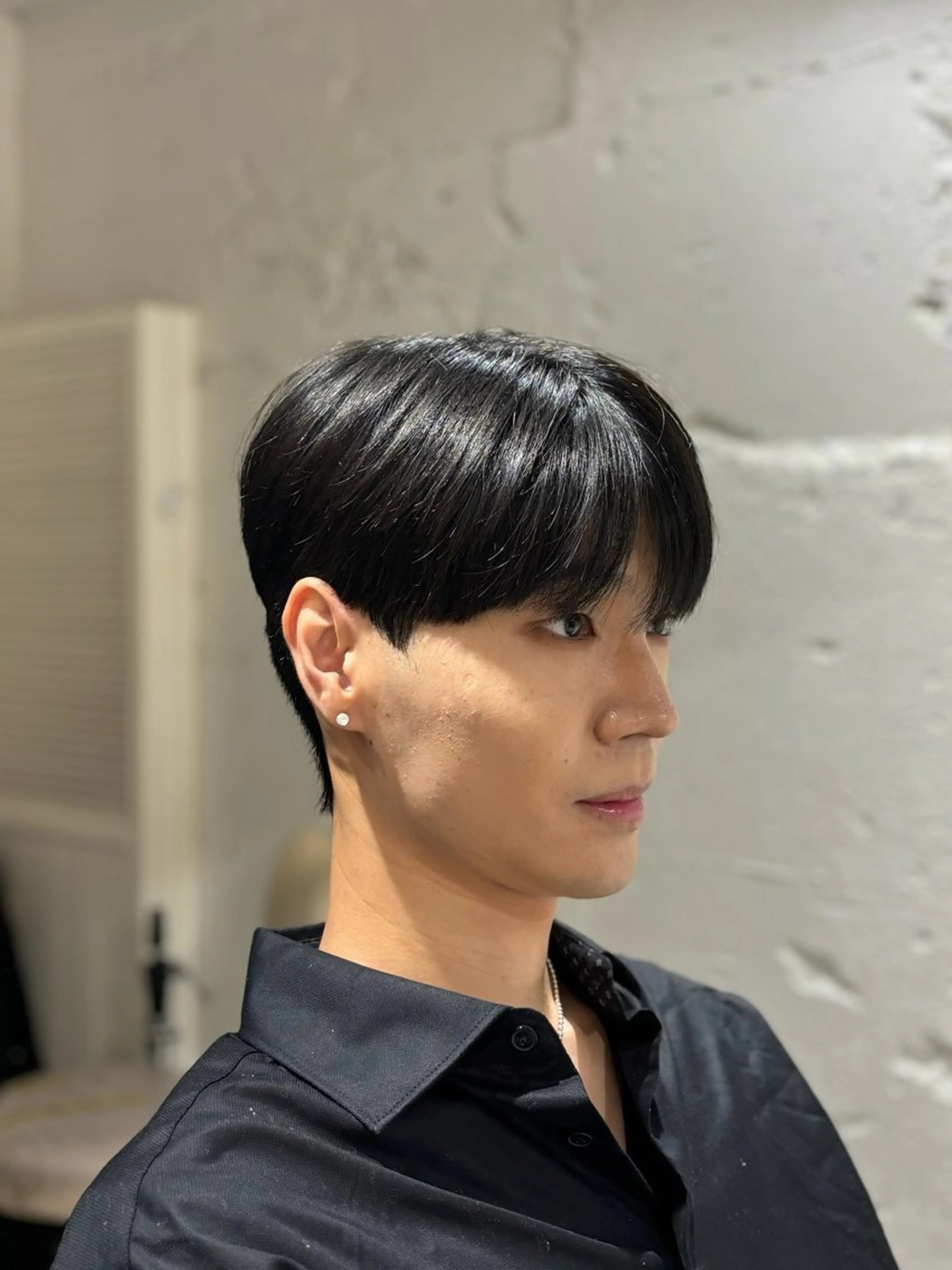 ショート パーマ メンズ カット トリートメント 韓国メンズヘア/ ダウンパーマ/歩夢のヘアスタイル