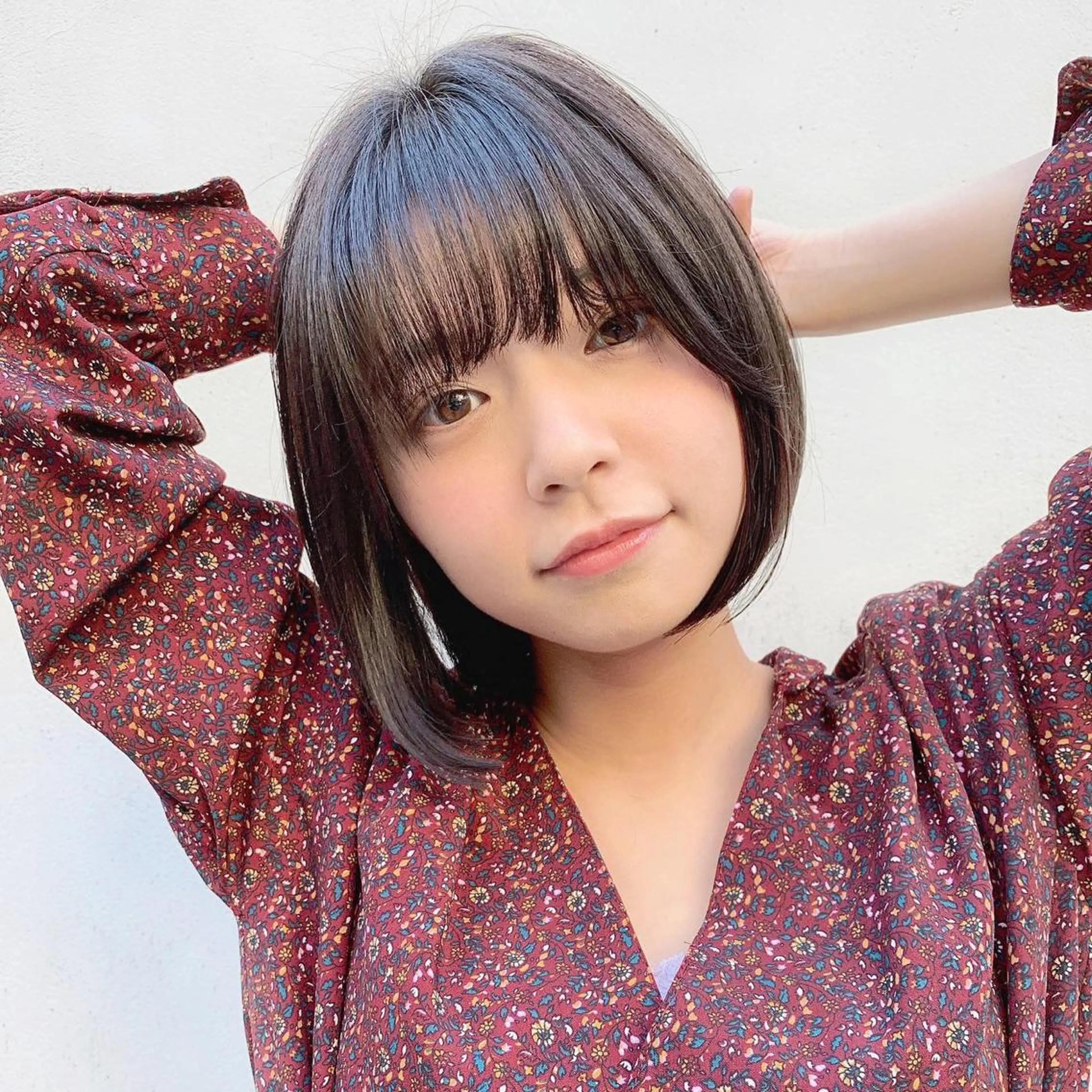 ミディアム カラー 寺山 佳貴のヘアスタイル