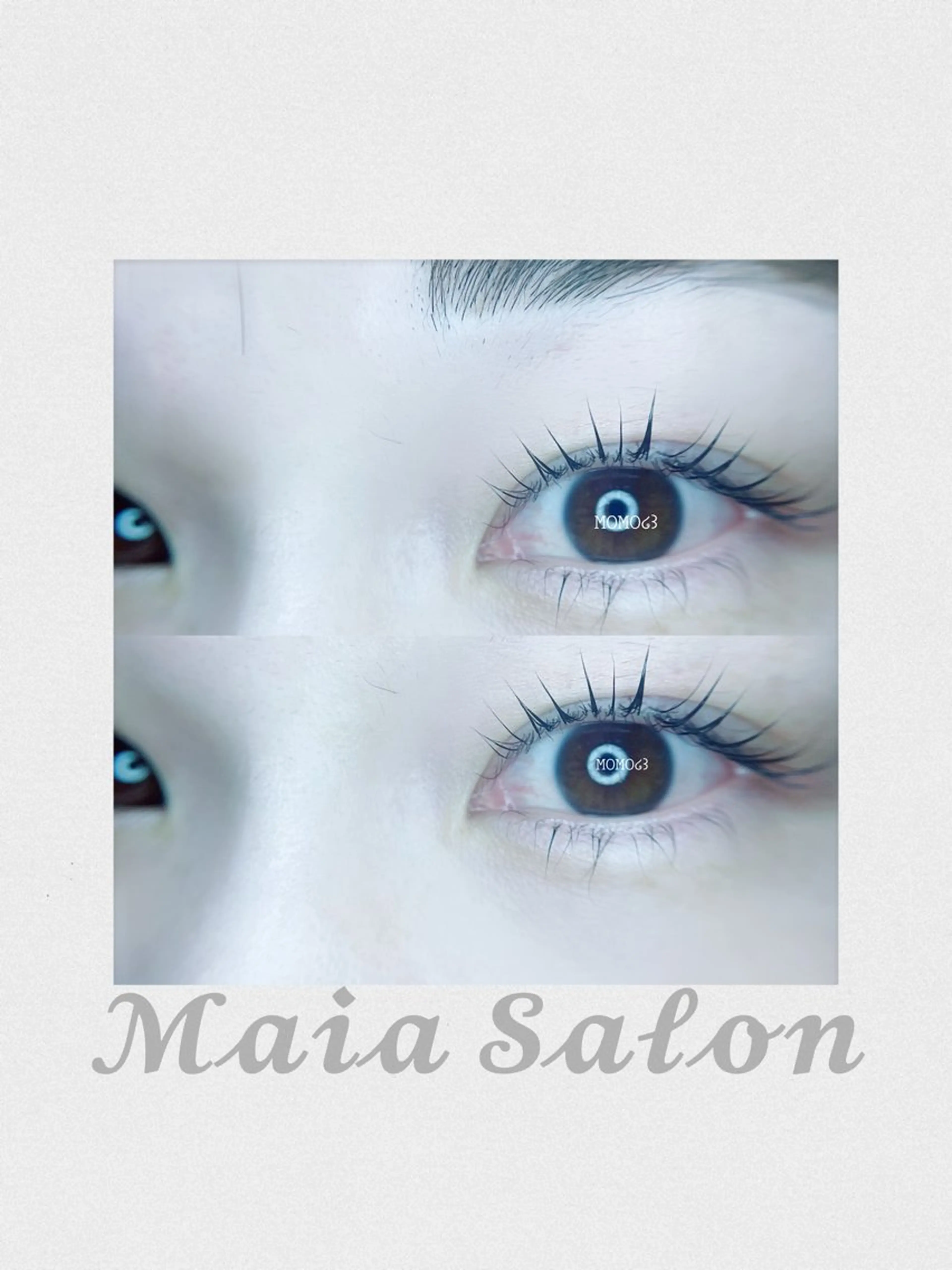 マツエク・マツパ パリジェンヌラッシュリフト 一重×まつ毛パーマ マツパ モテデザインのプロ モモ🍑のマツエク・マツパデザイン