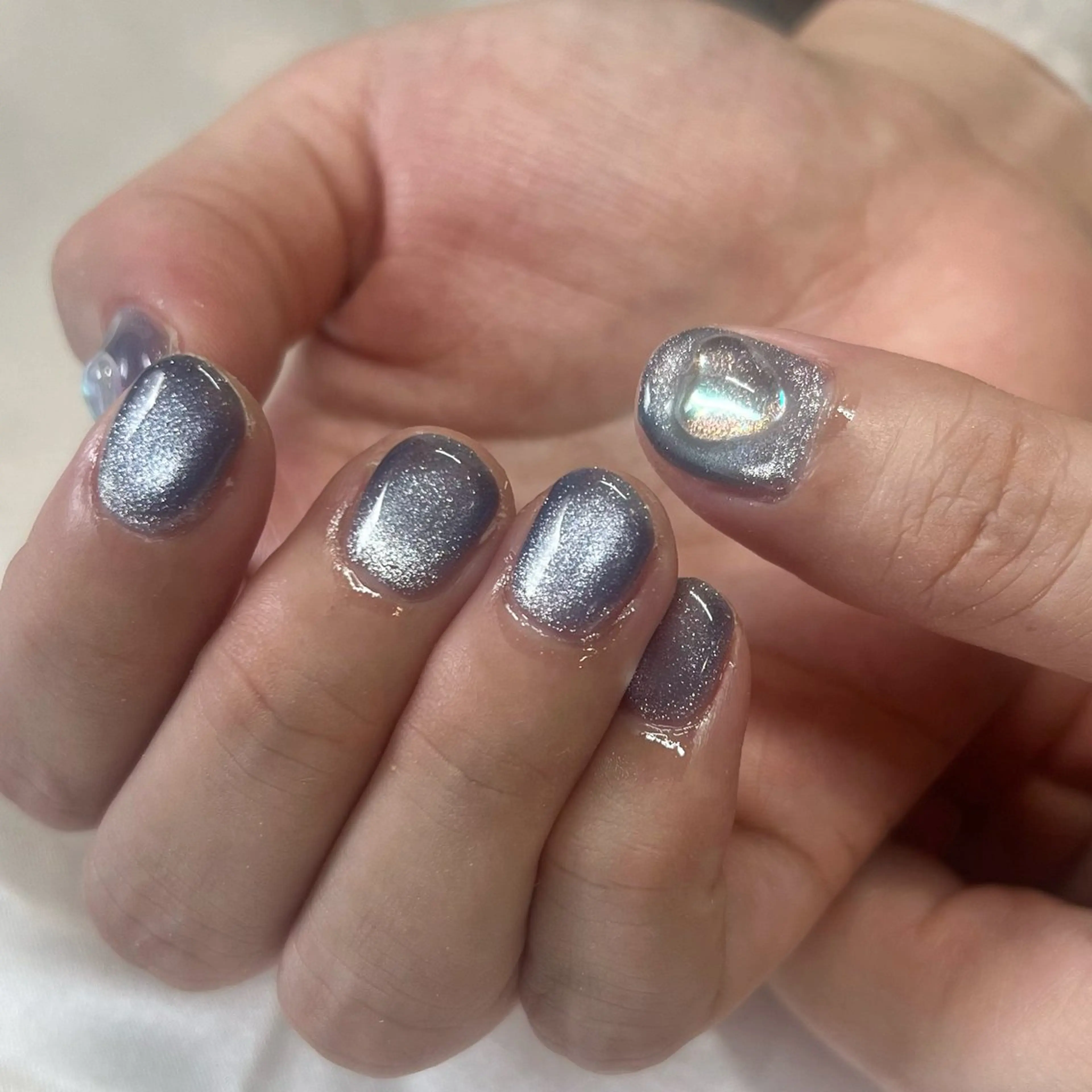 ネイル マグネットネイル aimer more ANZU🍯のネイルデザイン