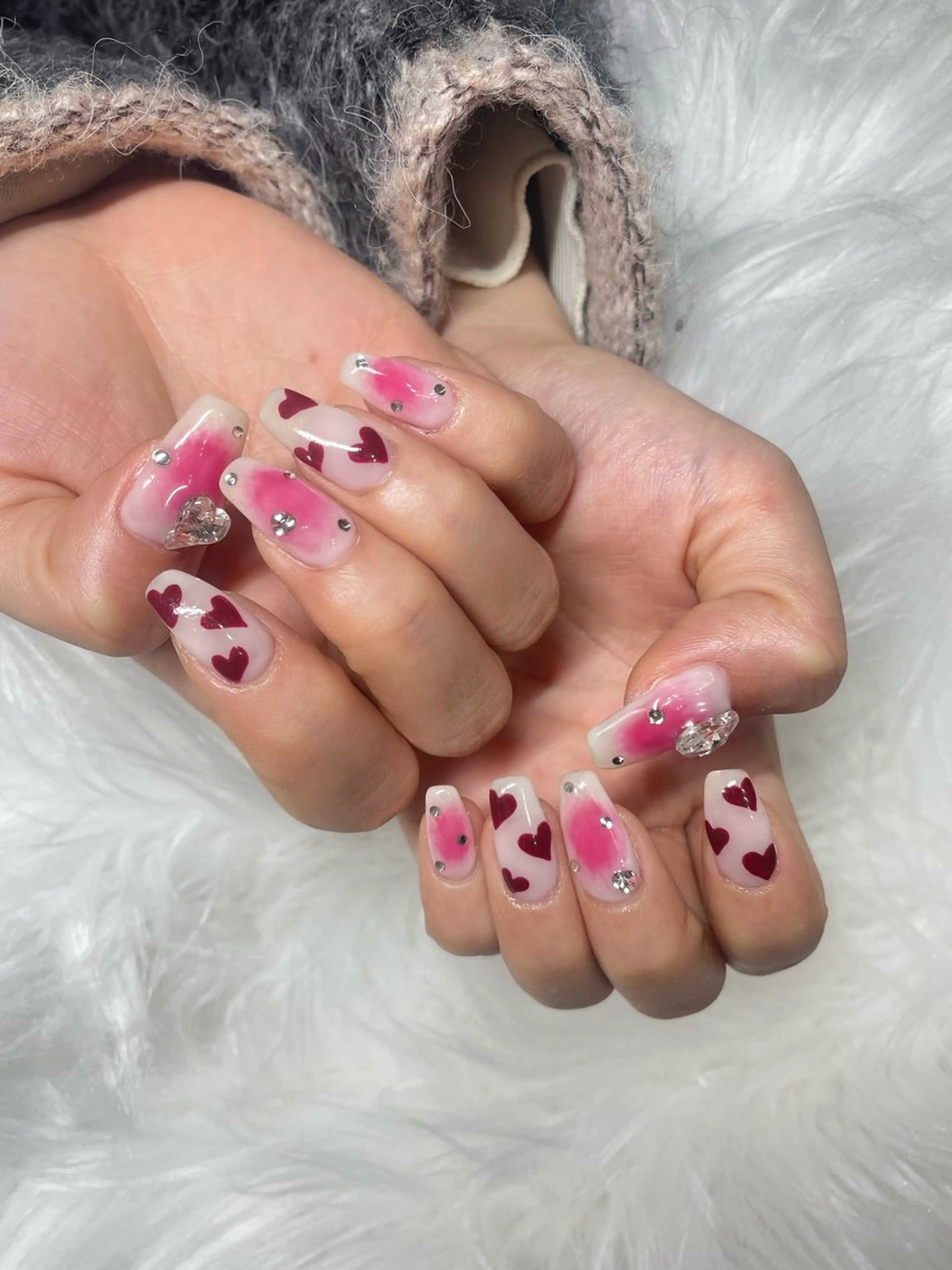 ネイル ハンドネイル オーロラ所属・YUI nailのネイルデザイン